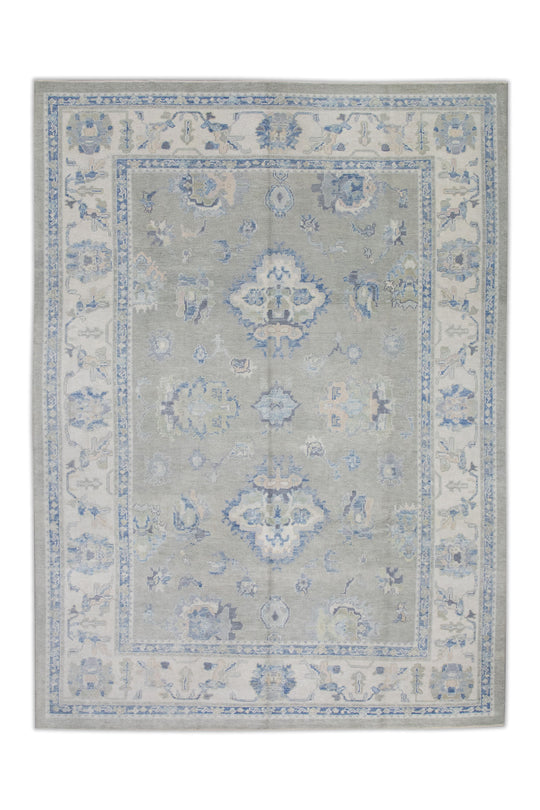 #7892 Turkish Oushak 8'8" x 11'9"