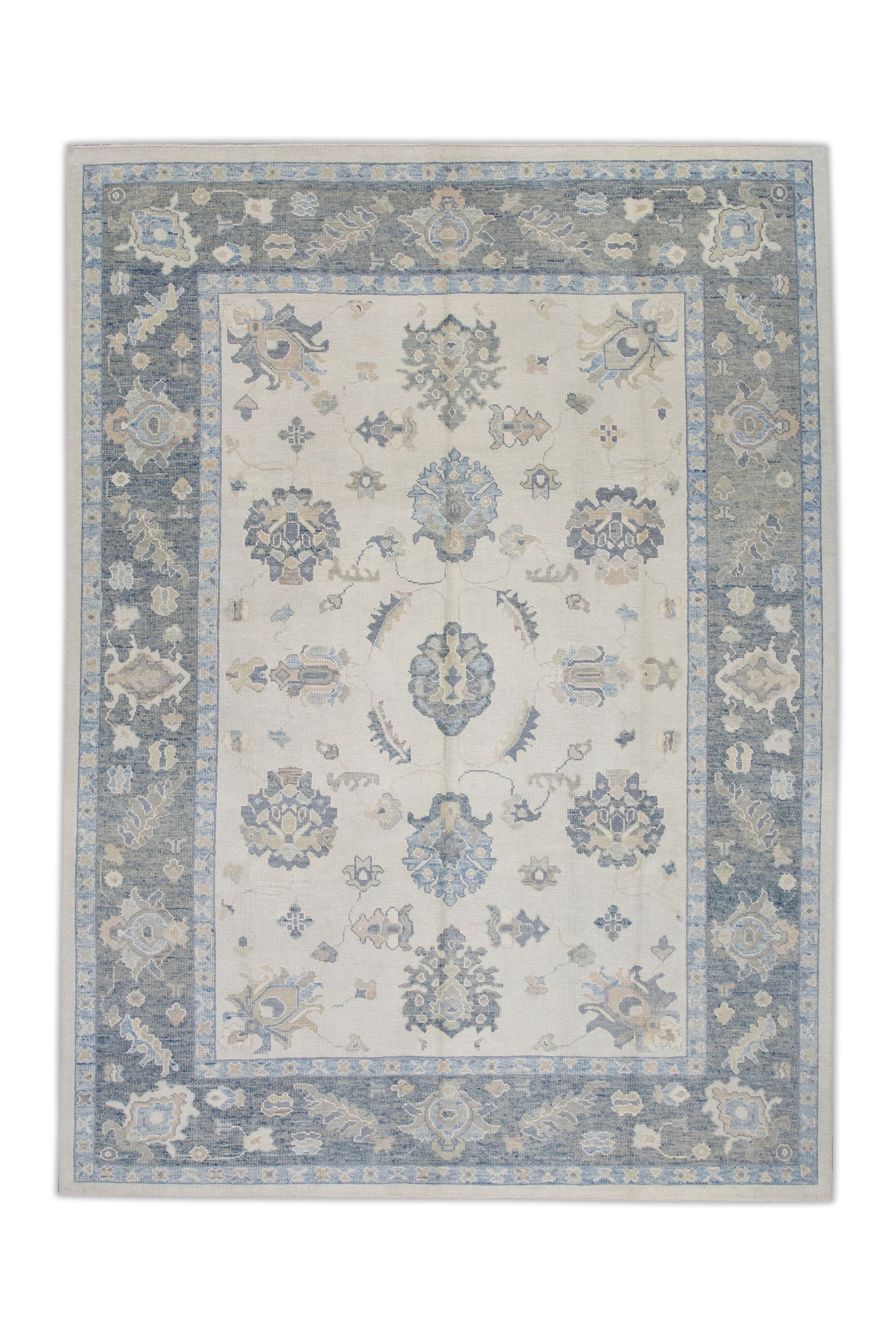 Turkish Oushak Rug 8'9" x 11'8" #7896