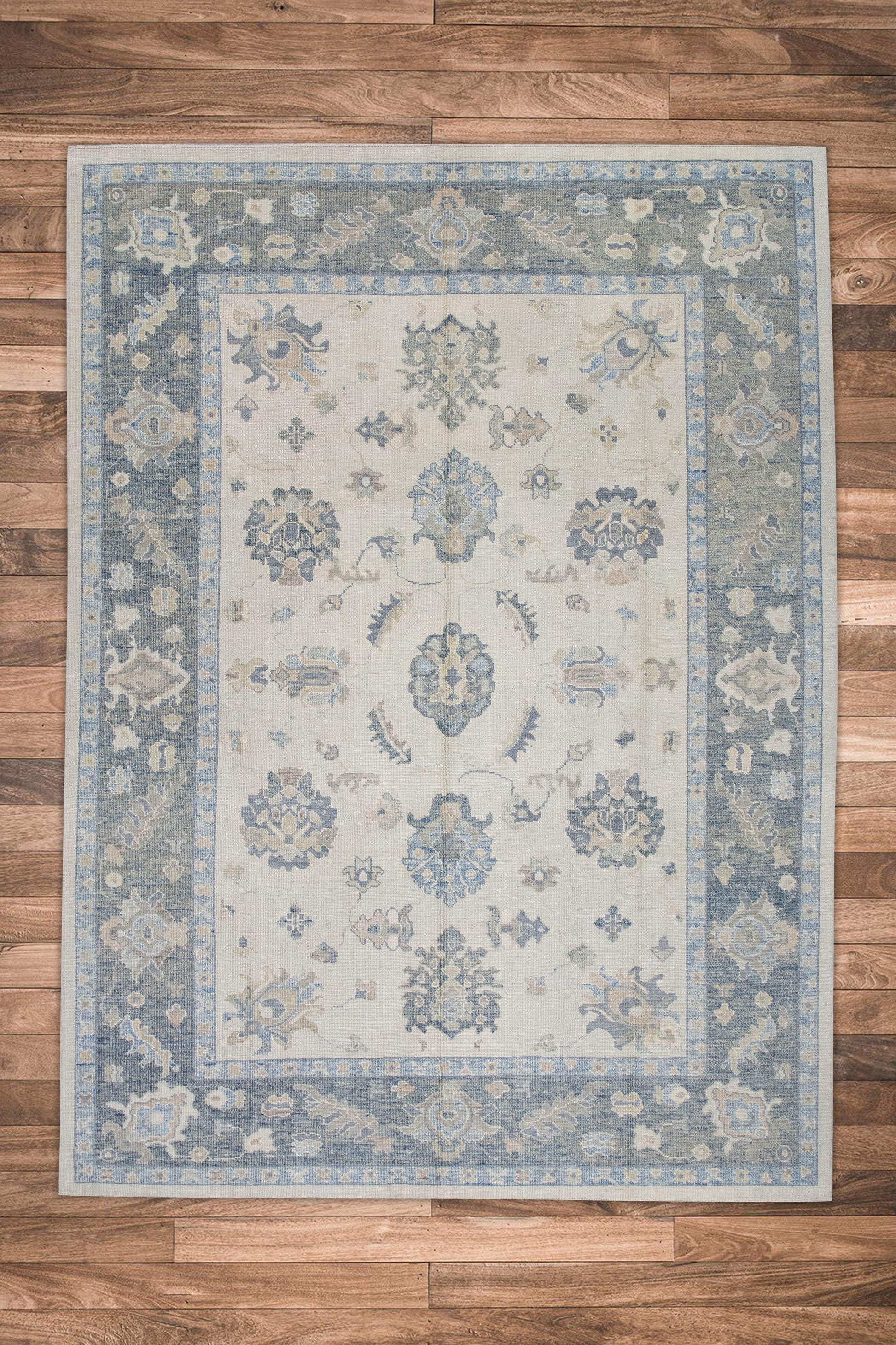 Turkish Oushak Rug 8'9" x 11'8" #7896