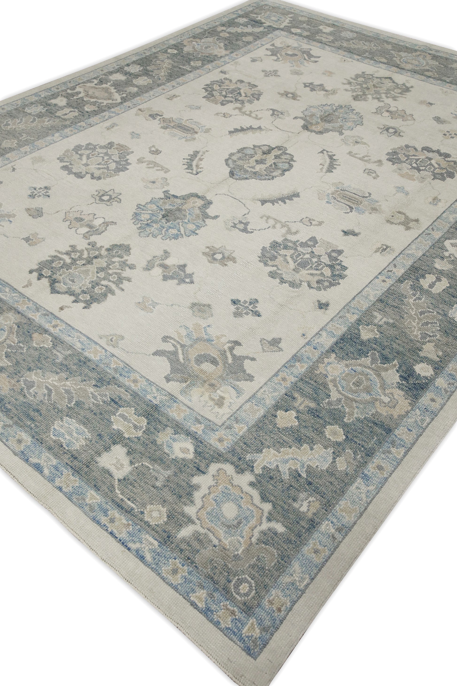Turkish Oushak Rug 8'9" x 11'8" #7896