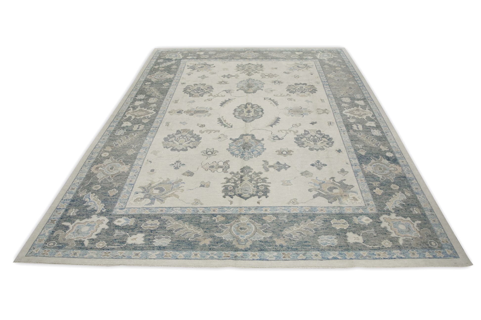 Turkish Oushak Rug 8'9" x 11'8" #7896