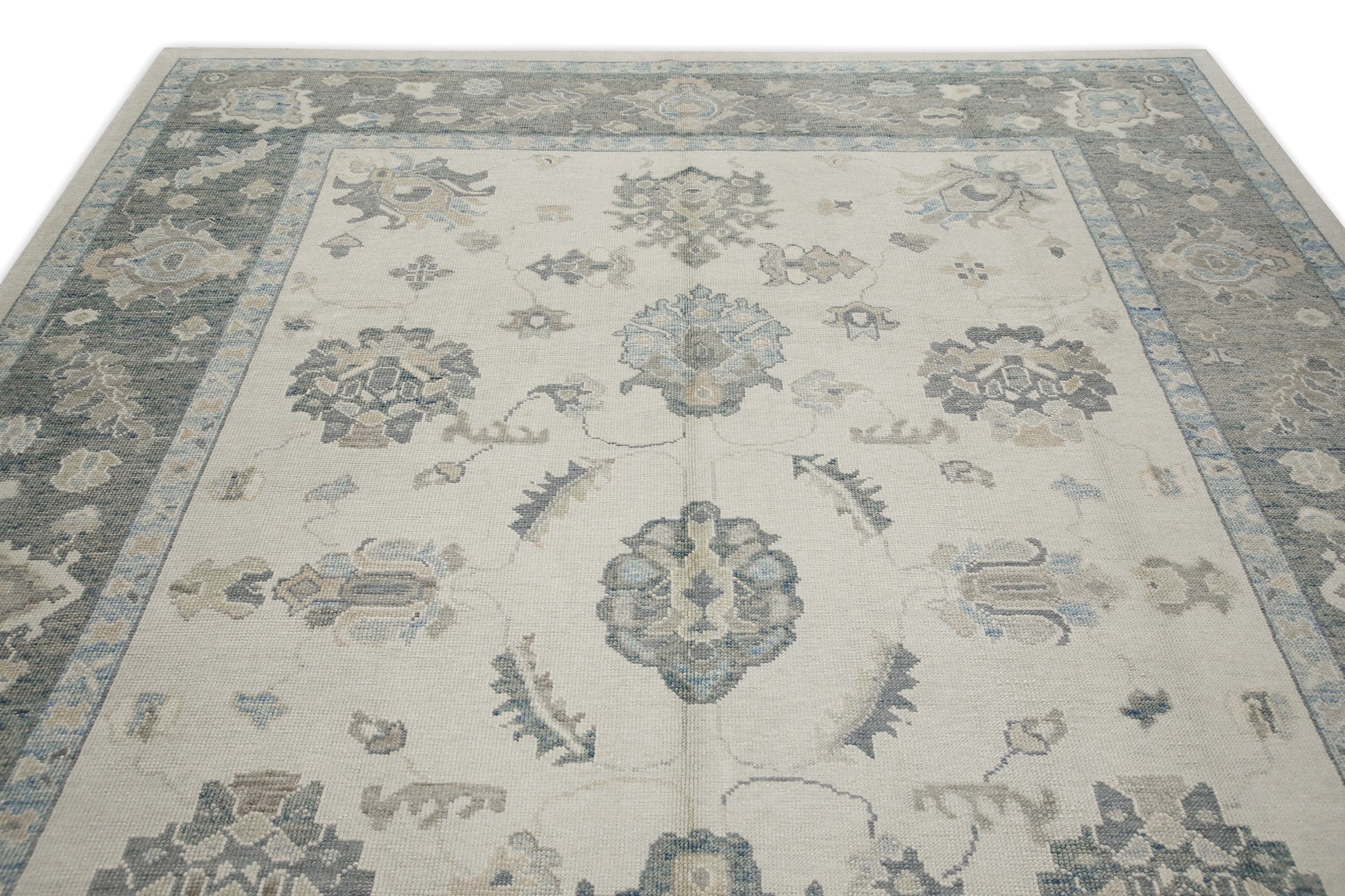 Turkish Oushak Rug 8'9" x 11'8" #7896