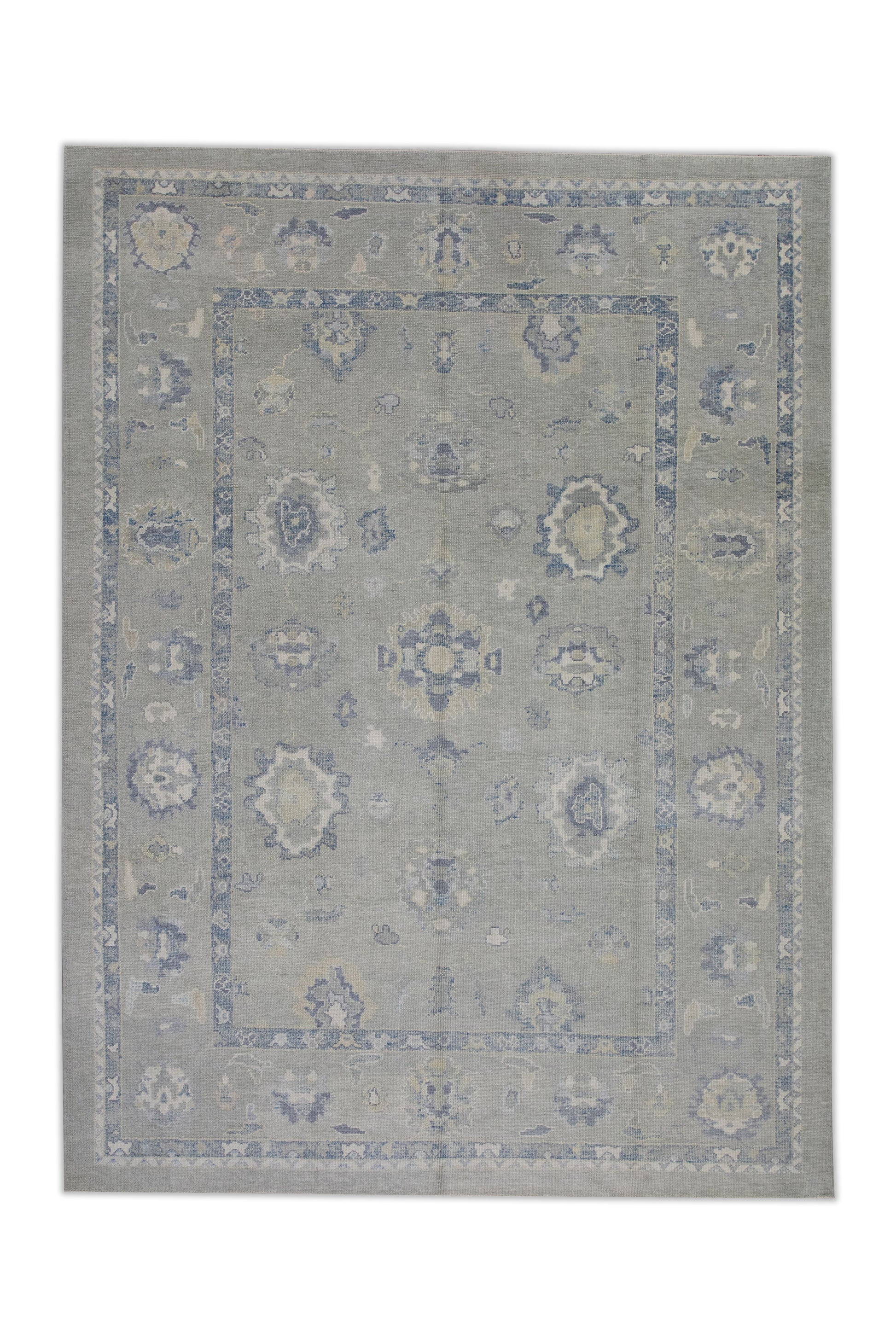 Turkish Oushak Rug 8'10" x 12' #7552