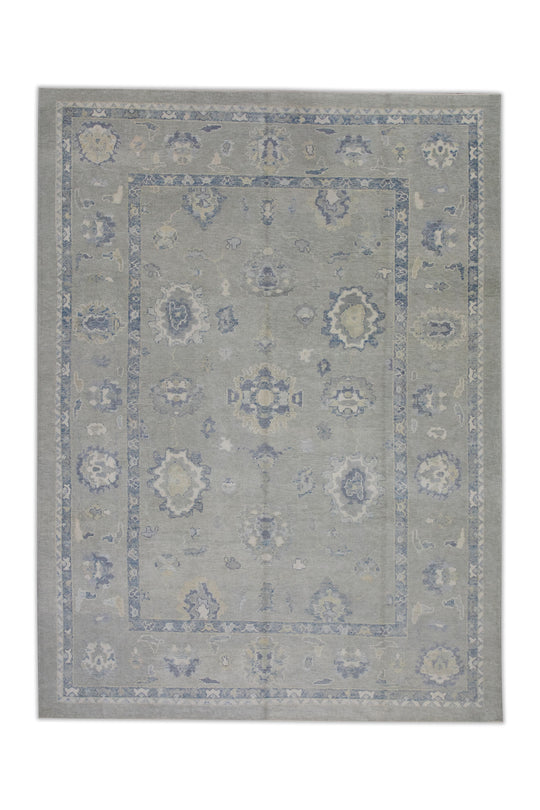 #7552 Turkish Oushak 8'10" x 12'