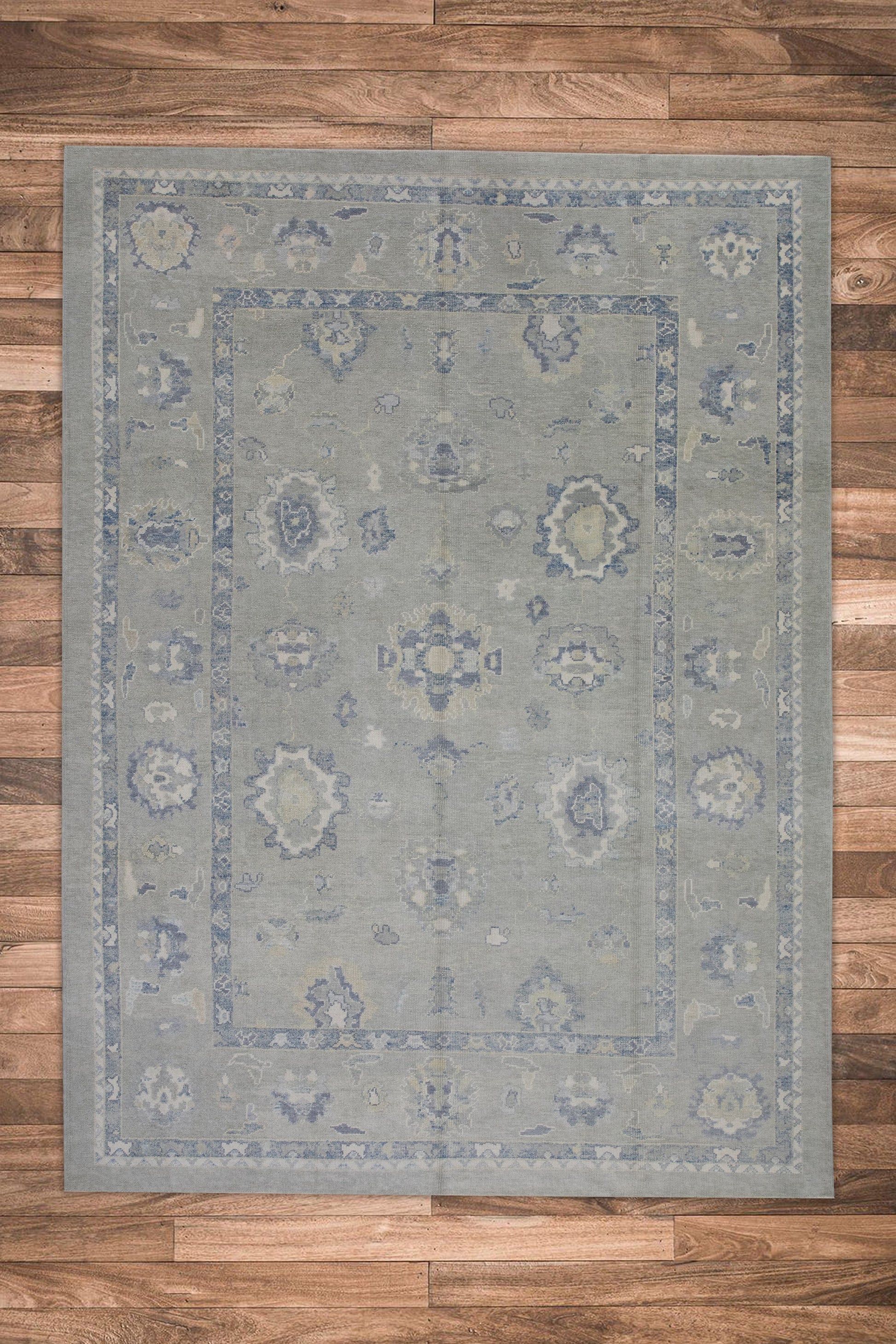 Turkish Oushak Rug 8'10" x 12' #7552