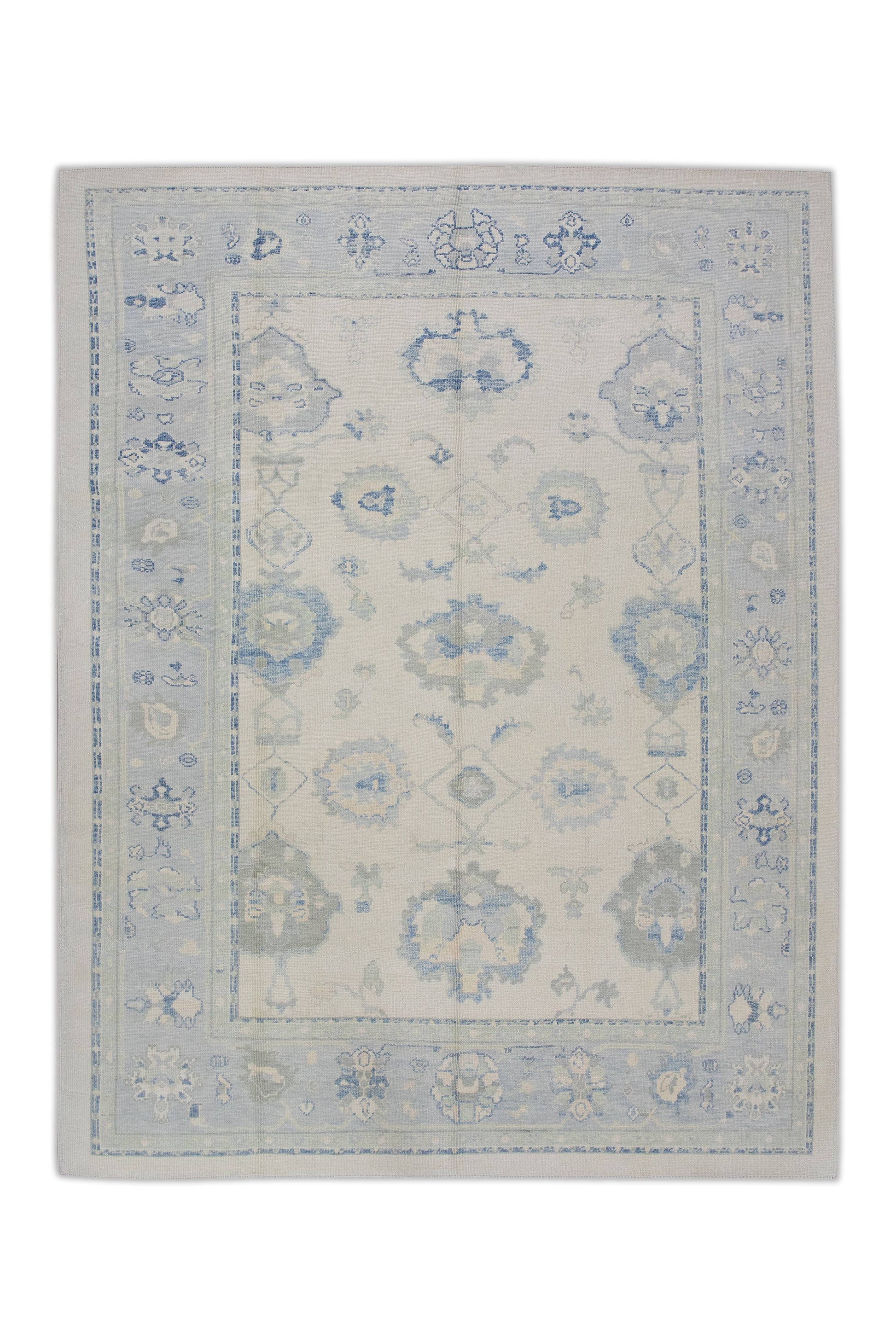 Turkish Oushak Rug 8'10" x 11'1" #7554