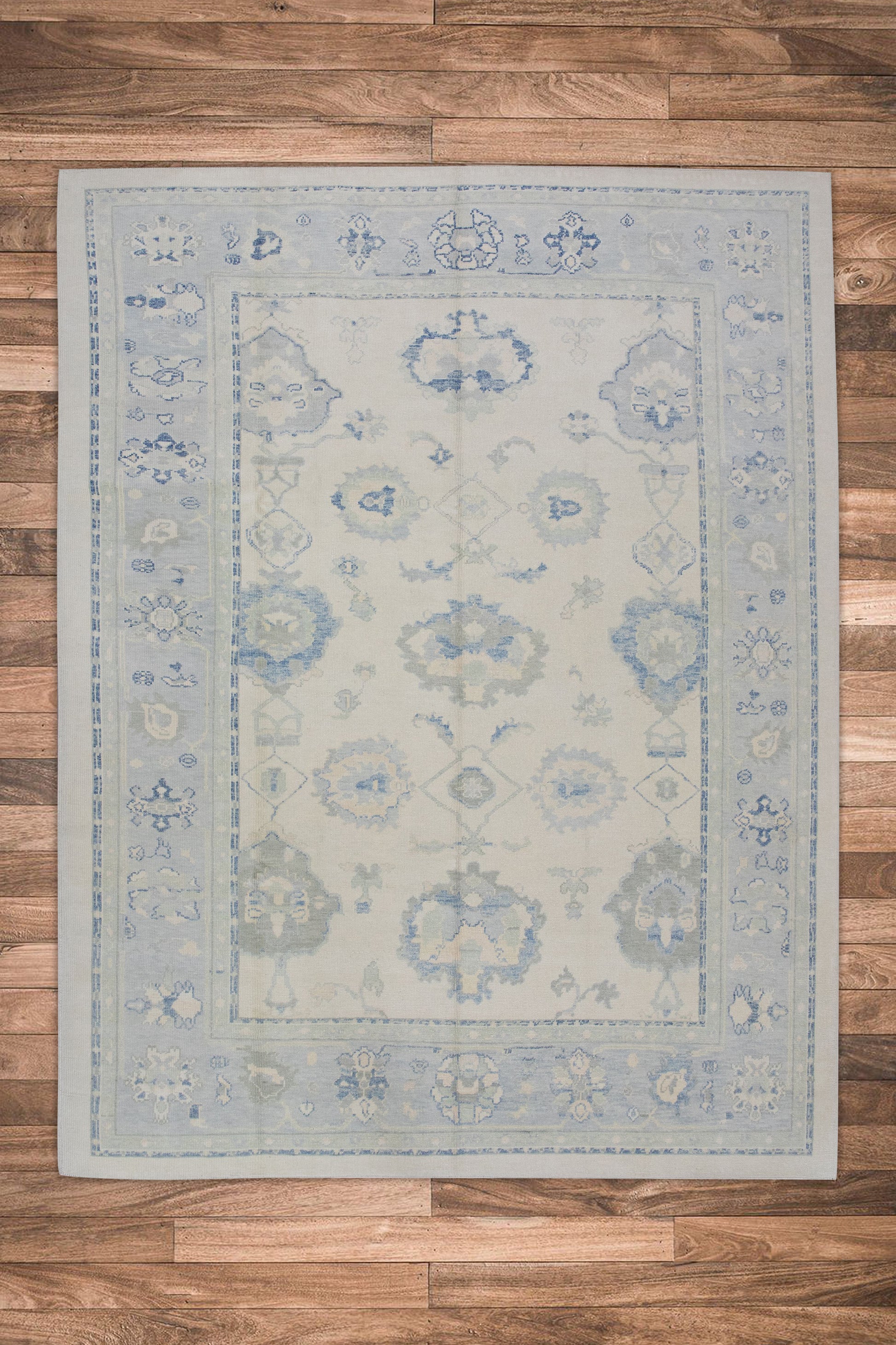 Turkish Oushak Rug 8'10" x 11'1" #7554