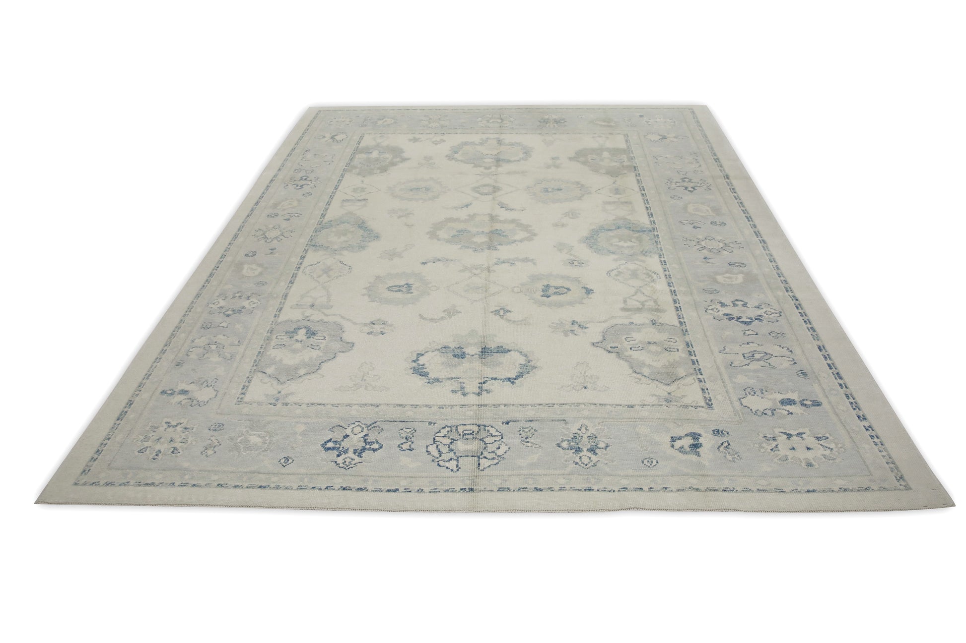 Turkish Oushak Rug 8'10" x 11'1" #7554