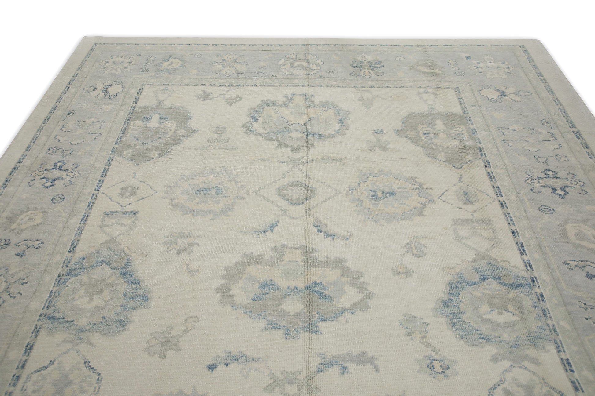 Turkish Oushak Rug 8'10" x 11'1" #7554