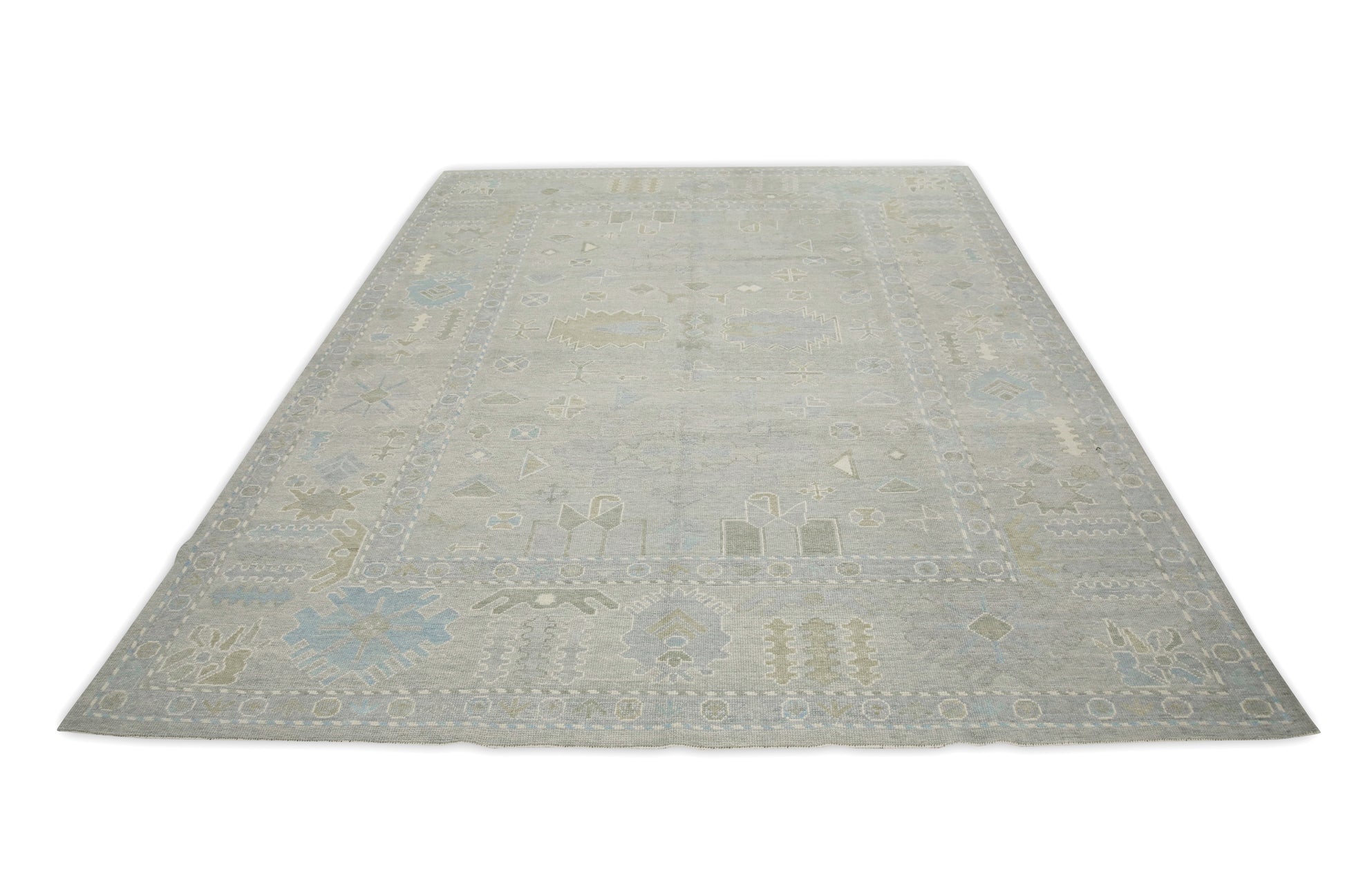 Turkish Oushak Rug 9'1" x 11'6" #7499