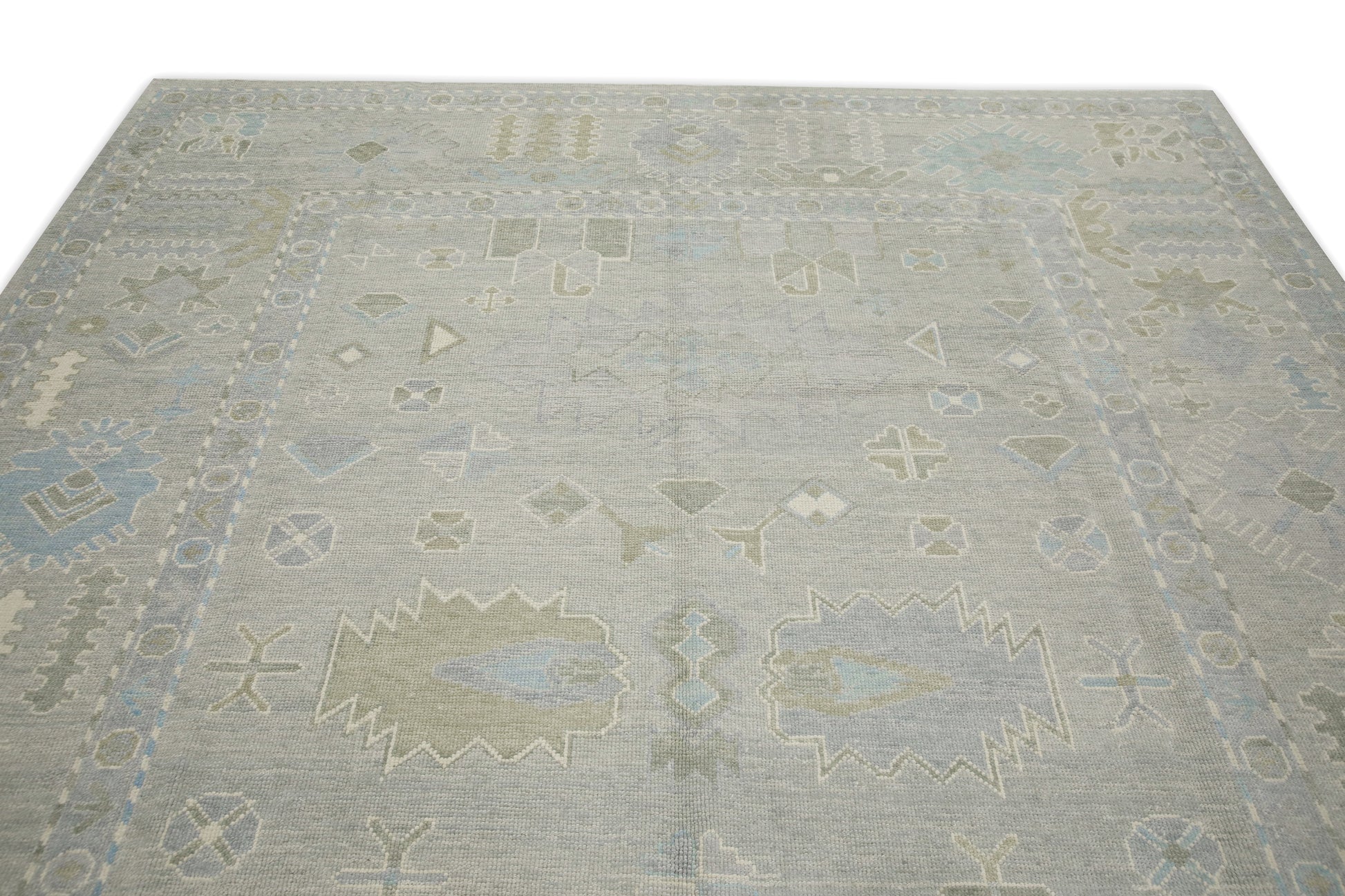 Turkish Oushak Rug 9'1" x 11'6" #7499