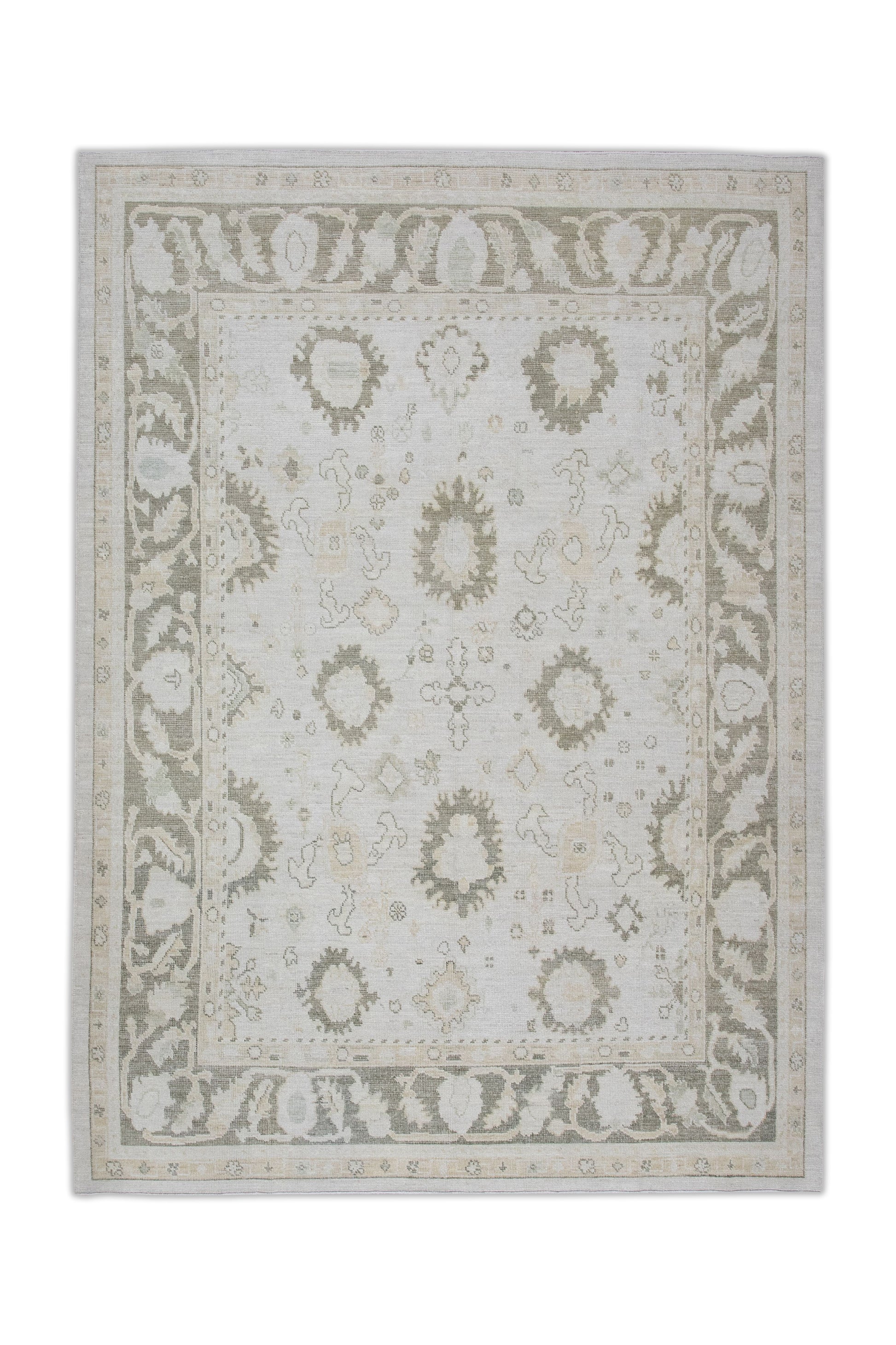 Turkish Oushak Rug 8'1" x 9'11" #10928