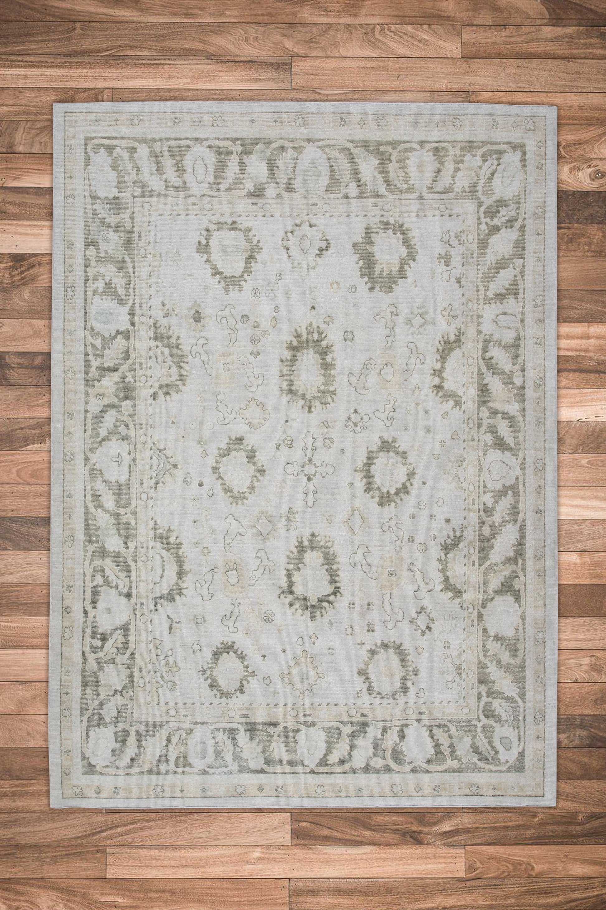 Turkish Oushak Rug 8'1" x 9'11" #10928