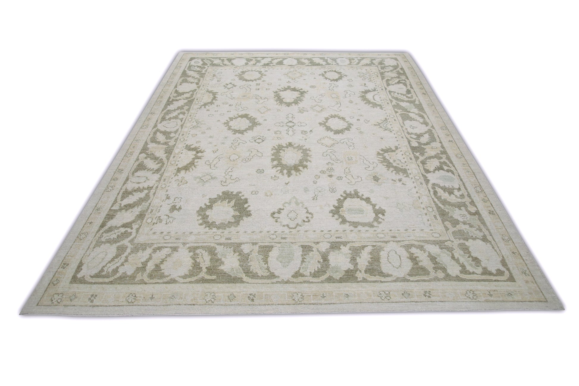 Turkish Oushak Rug 8'1" x 9'11" #10928