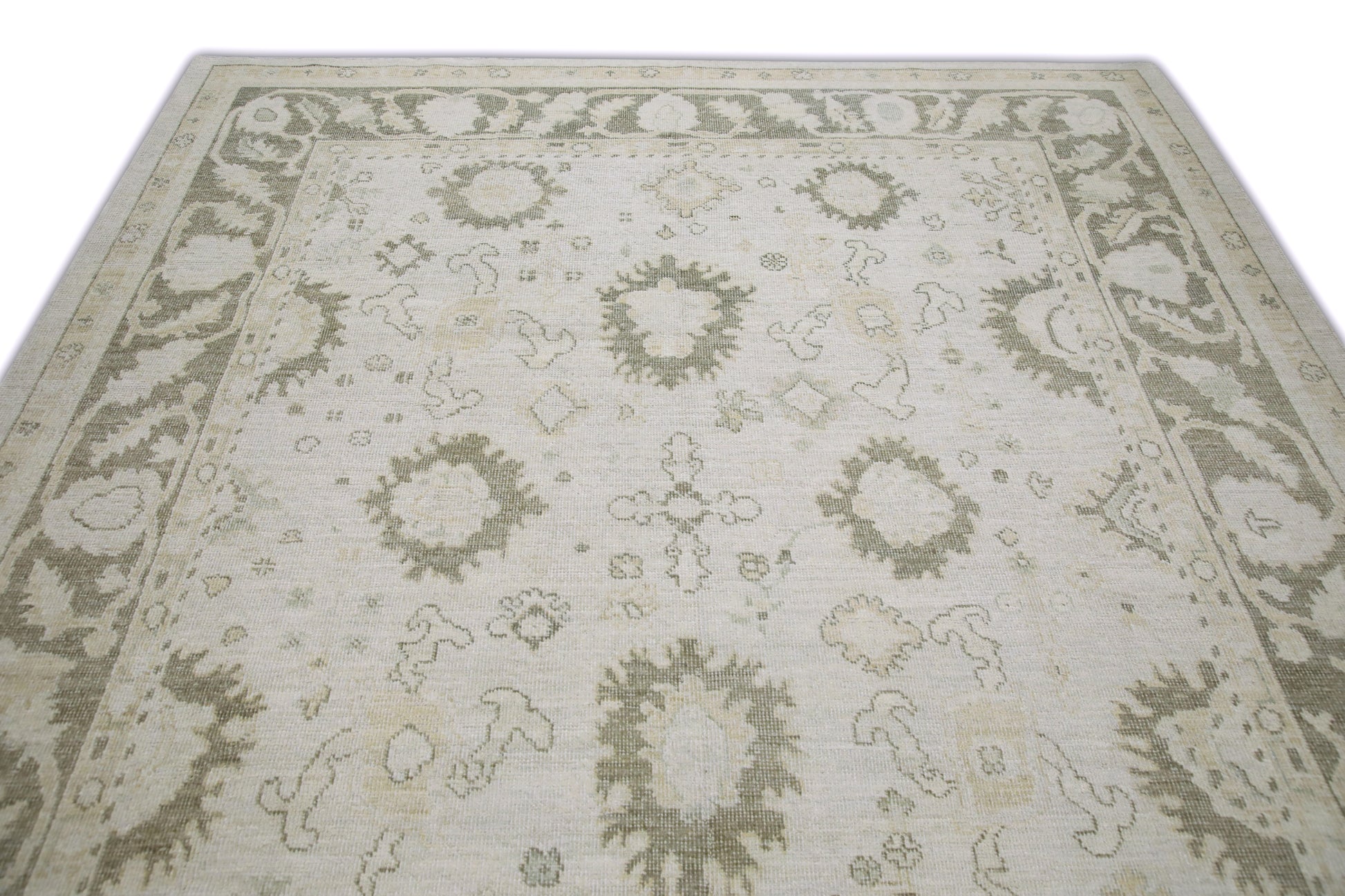 Turkish Oushak Rug 8'1" x 9'11" #10928