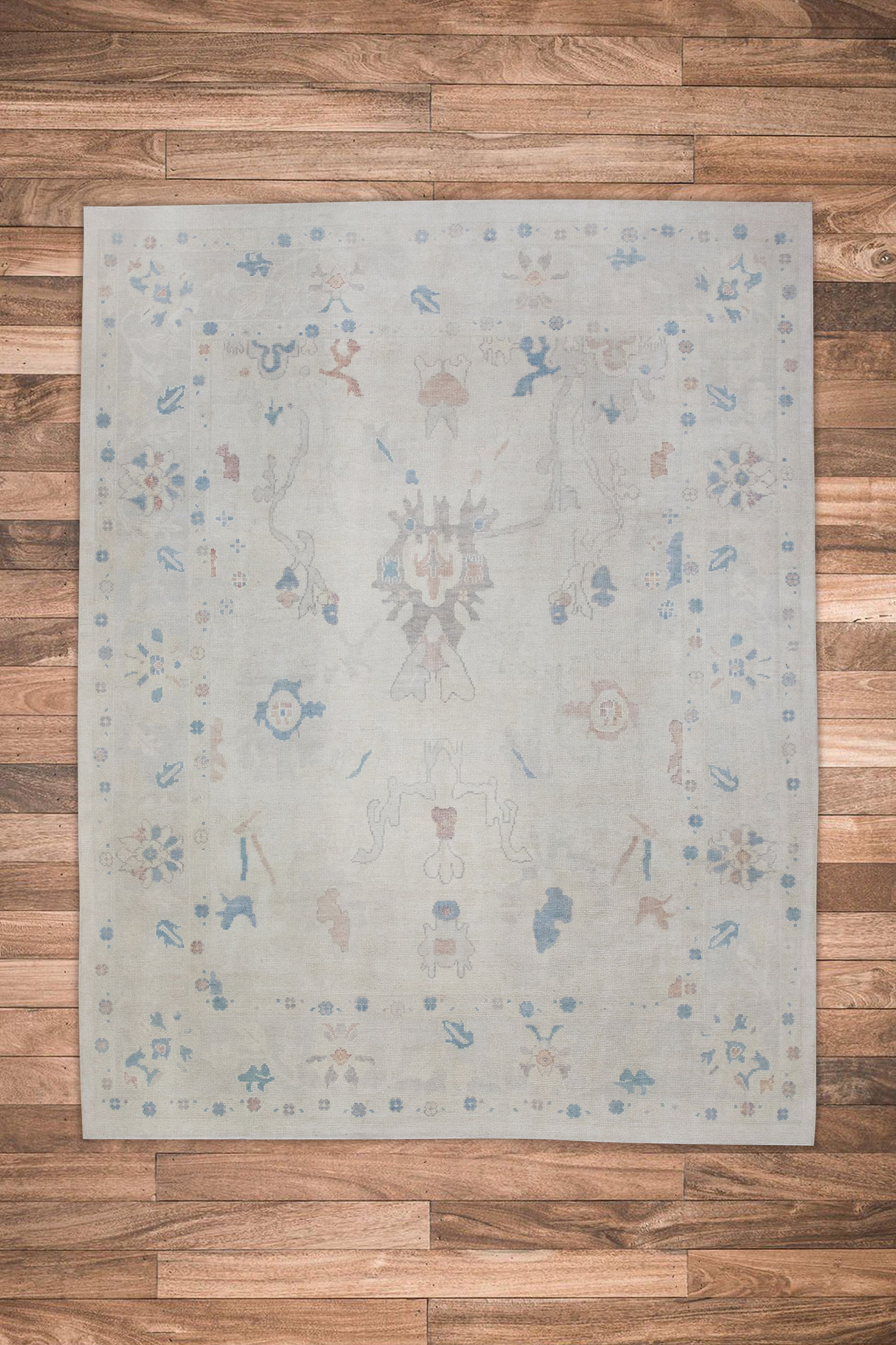 Turkish Oushak Rug 8'3" x 10'8" #10938