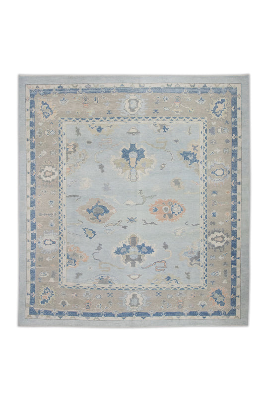 #11134 Turkish Oushak 8'2" x 8'11"