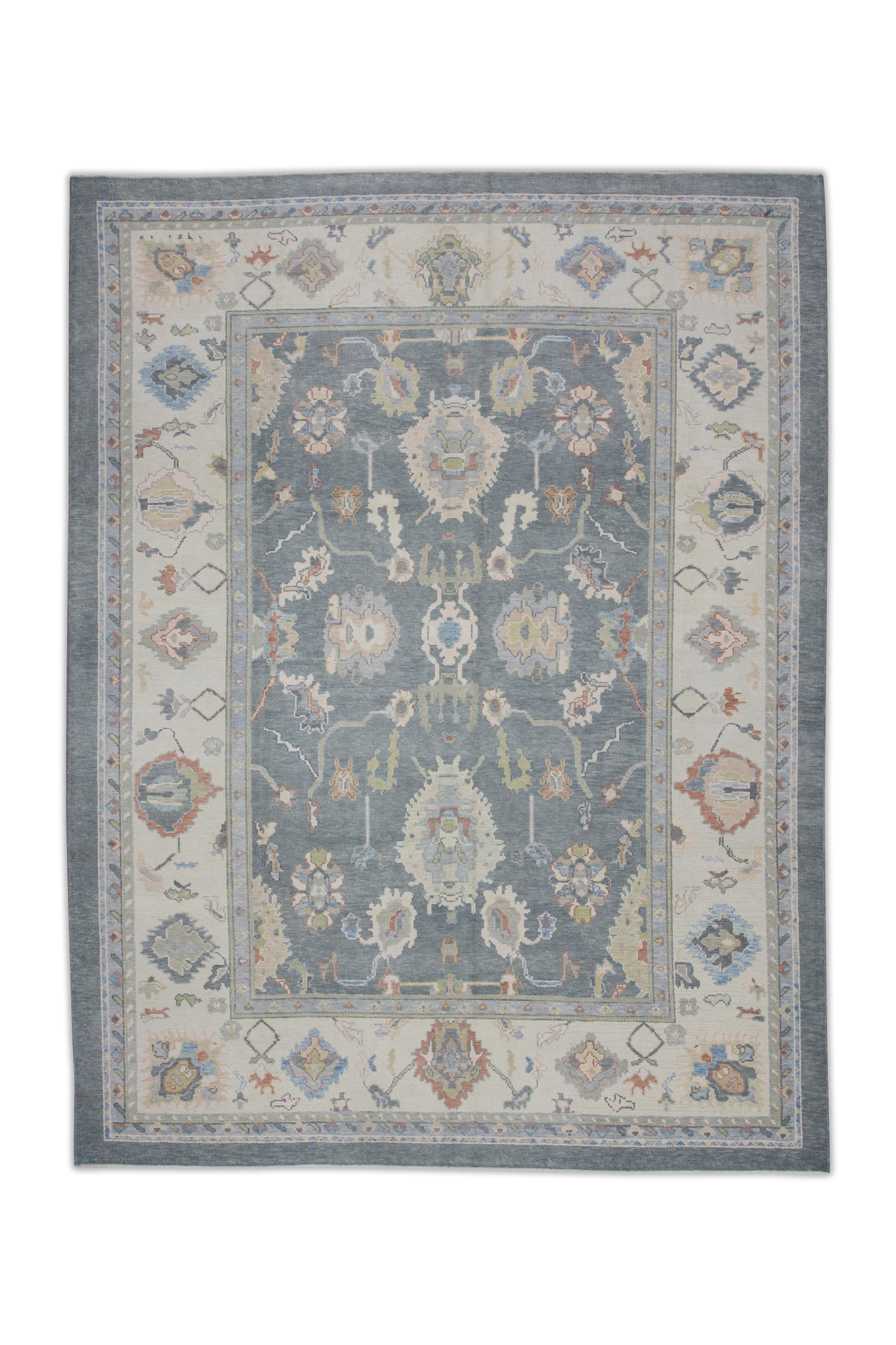 Turkish Oushak Rug 8'11" x 11'8" #7596