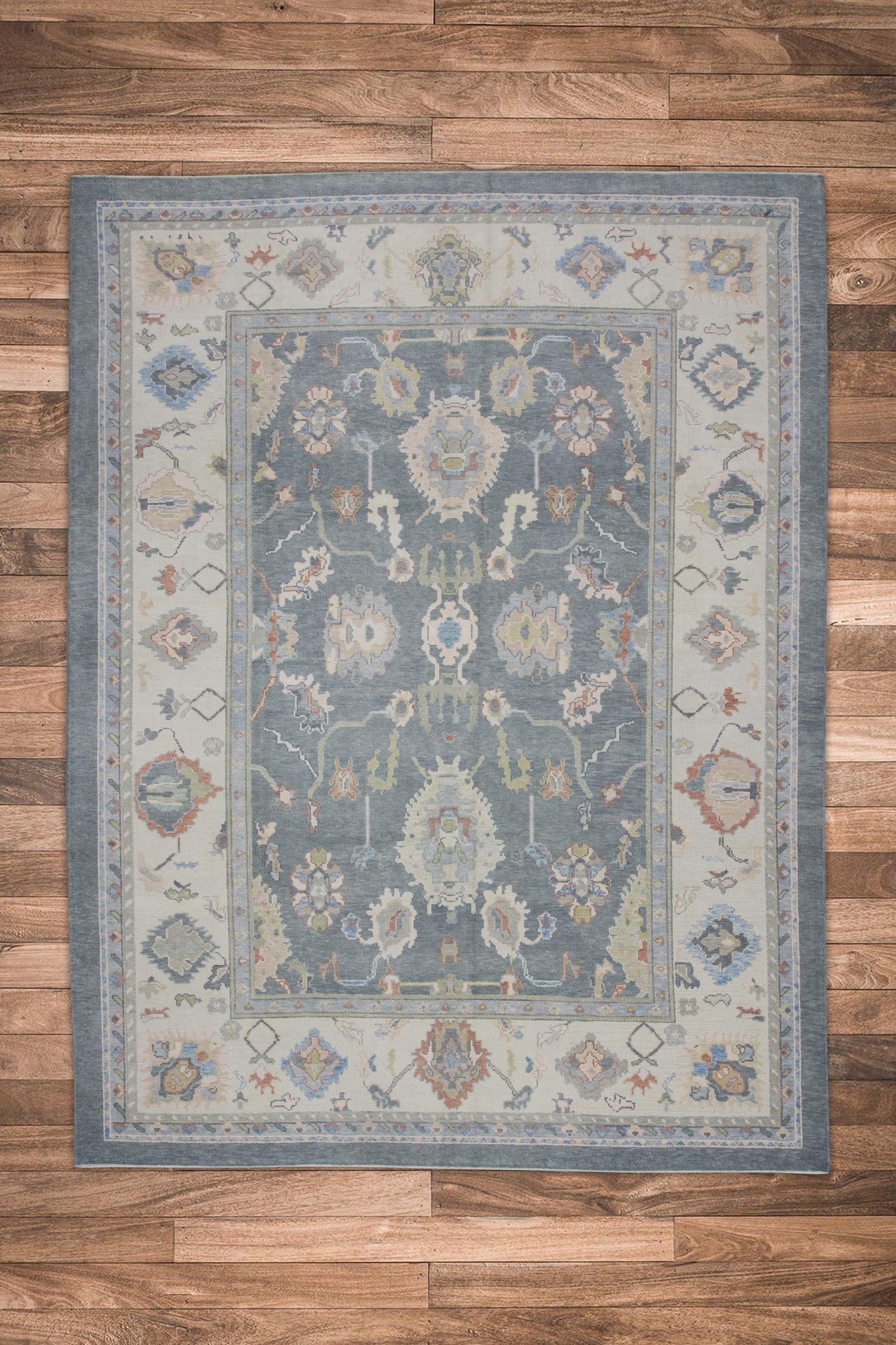 Turkish Oushak Rug 8'11" x 11'8" #7596