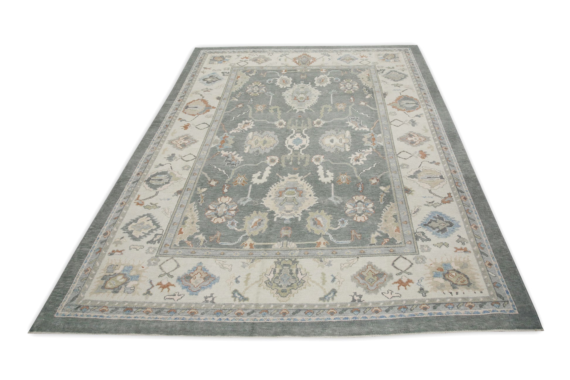 Turkish Oushak Rug 8'11" x 11'8" #7596