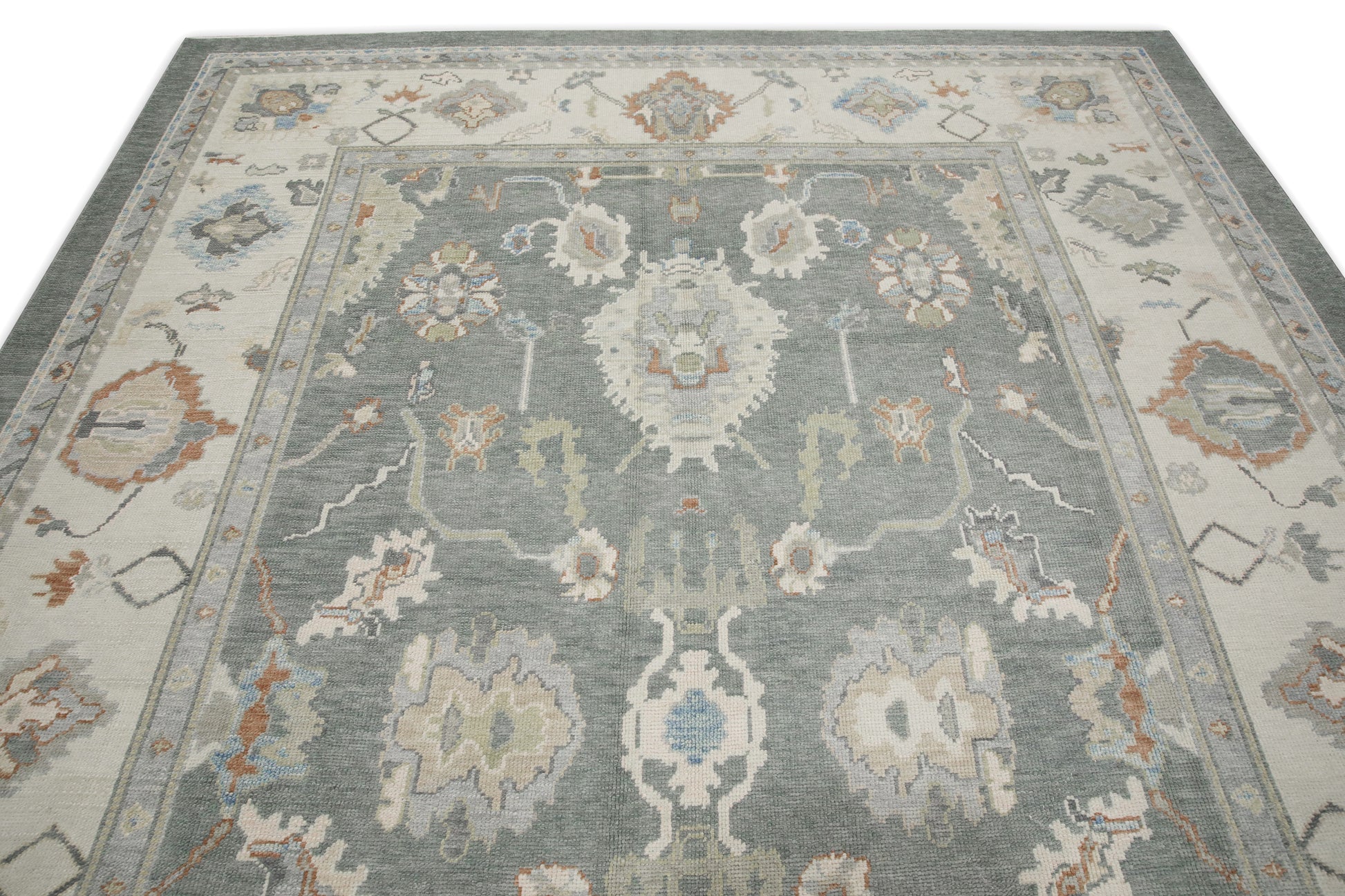 Turkish Oushak Rug 8'11" x 11'8" #7596