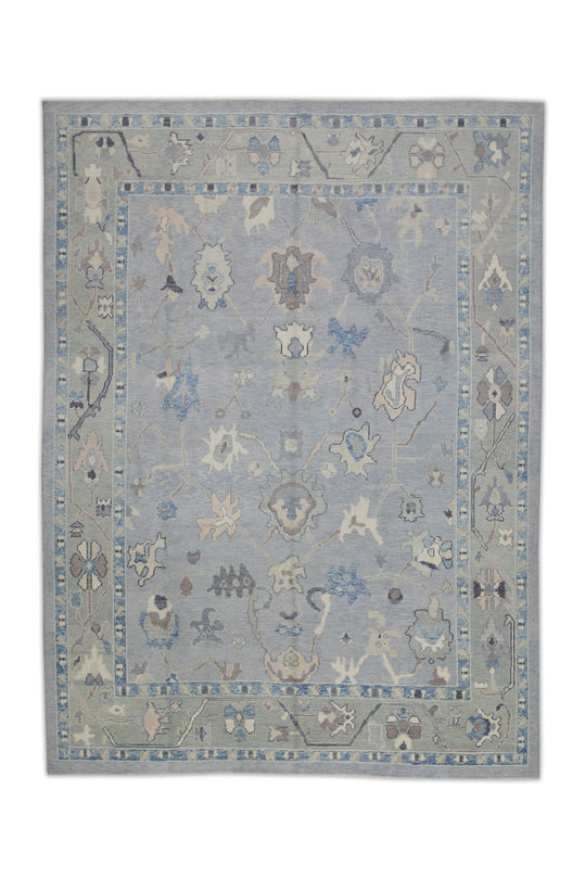 #7601 Turkish Oushak 8'10" x 12'