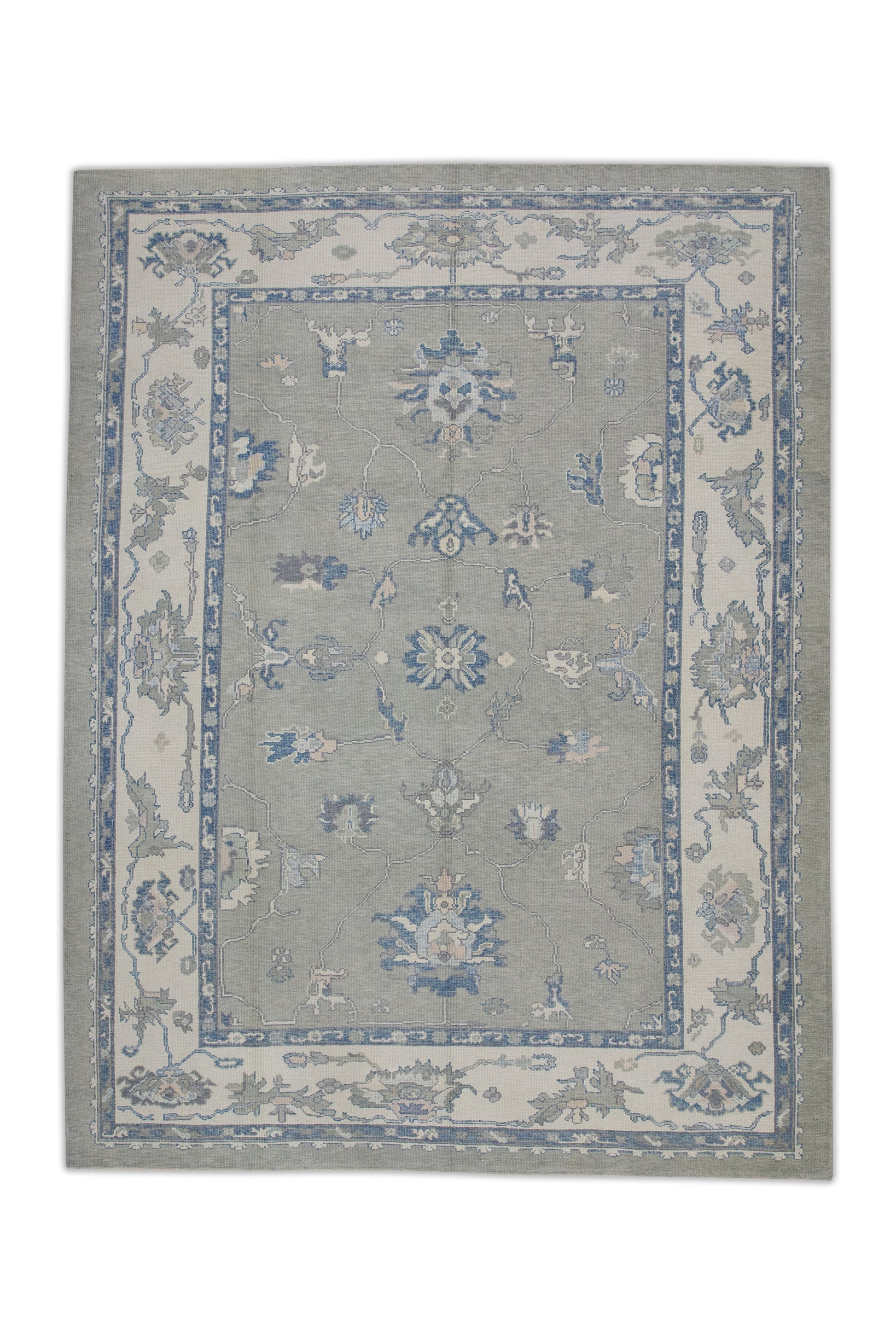 Turkish Oushak Rug 9'1" x 12' #7506