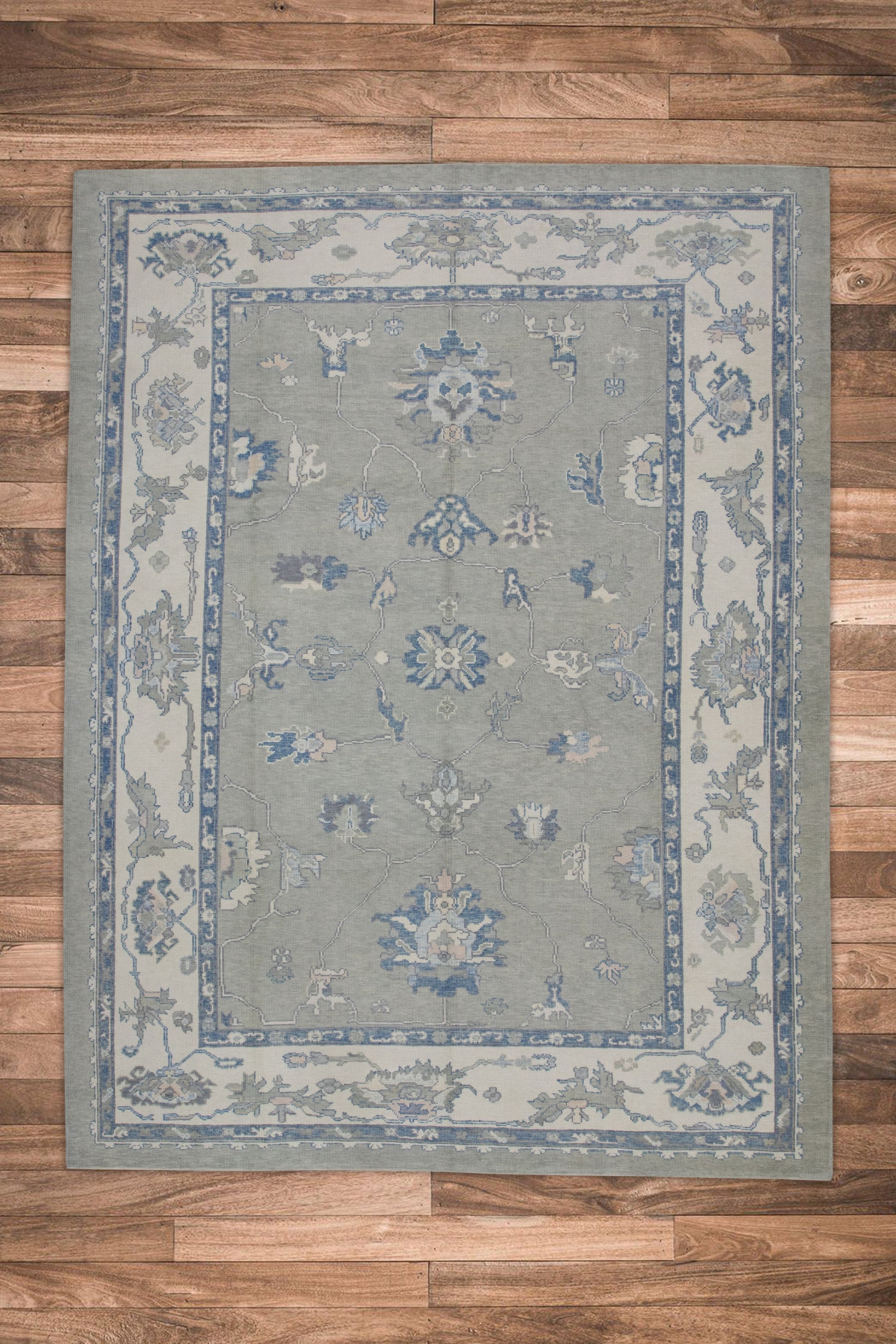 Turkish Oushak Rug 9'1" x 12' #7506
