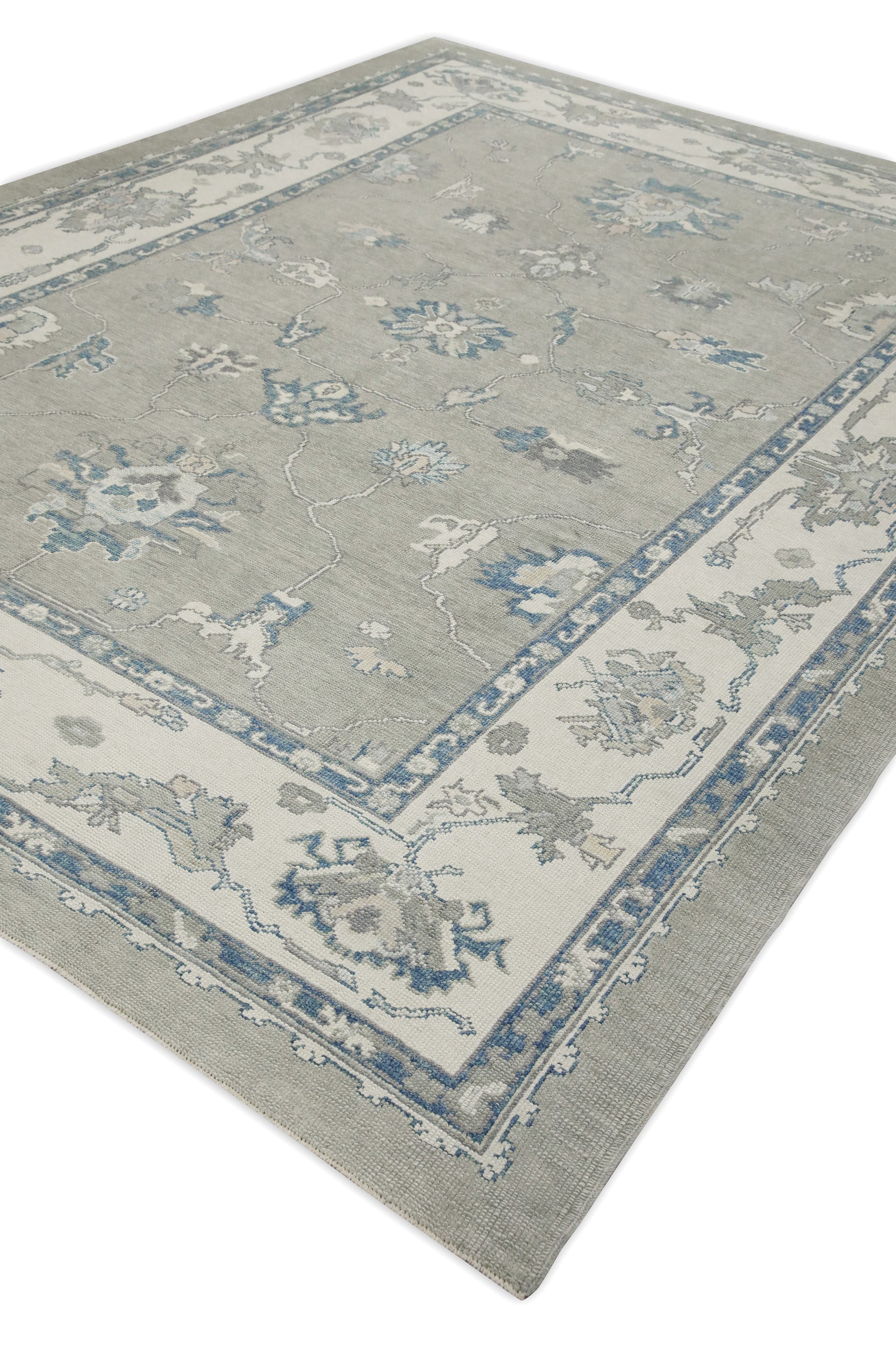 Turkish Oushak Rug 9'1" x 12' #7506