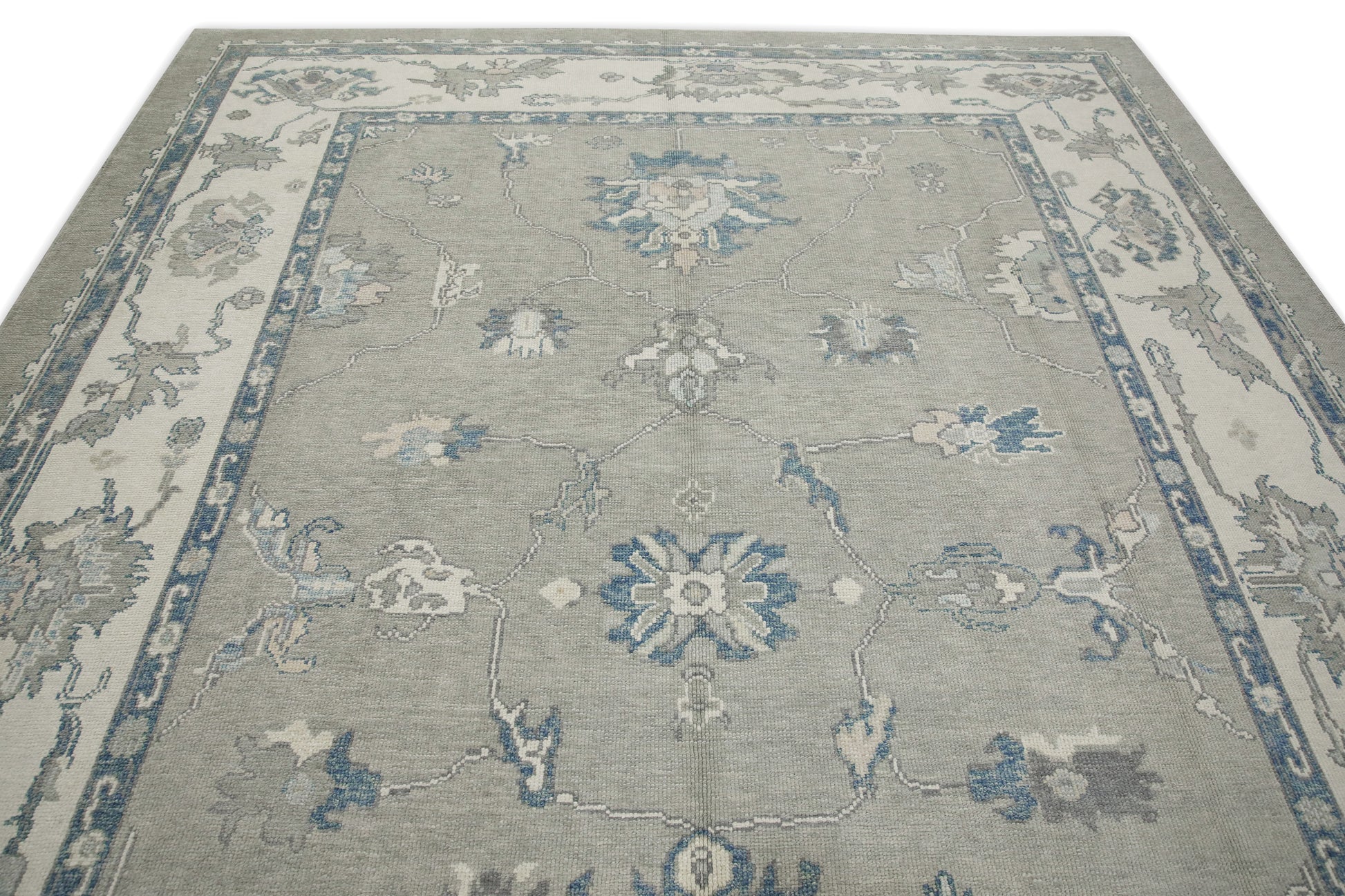 Turkish Oushak Rug 9'1" x 12' #7506