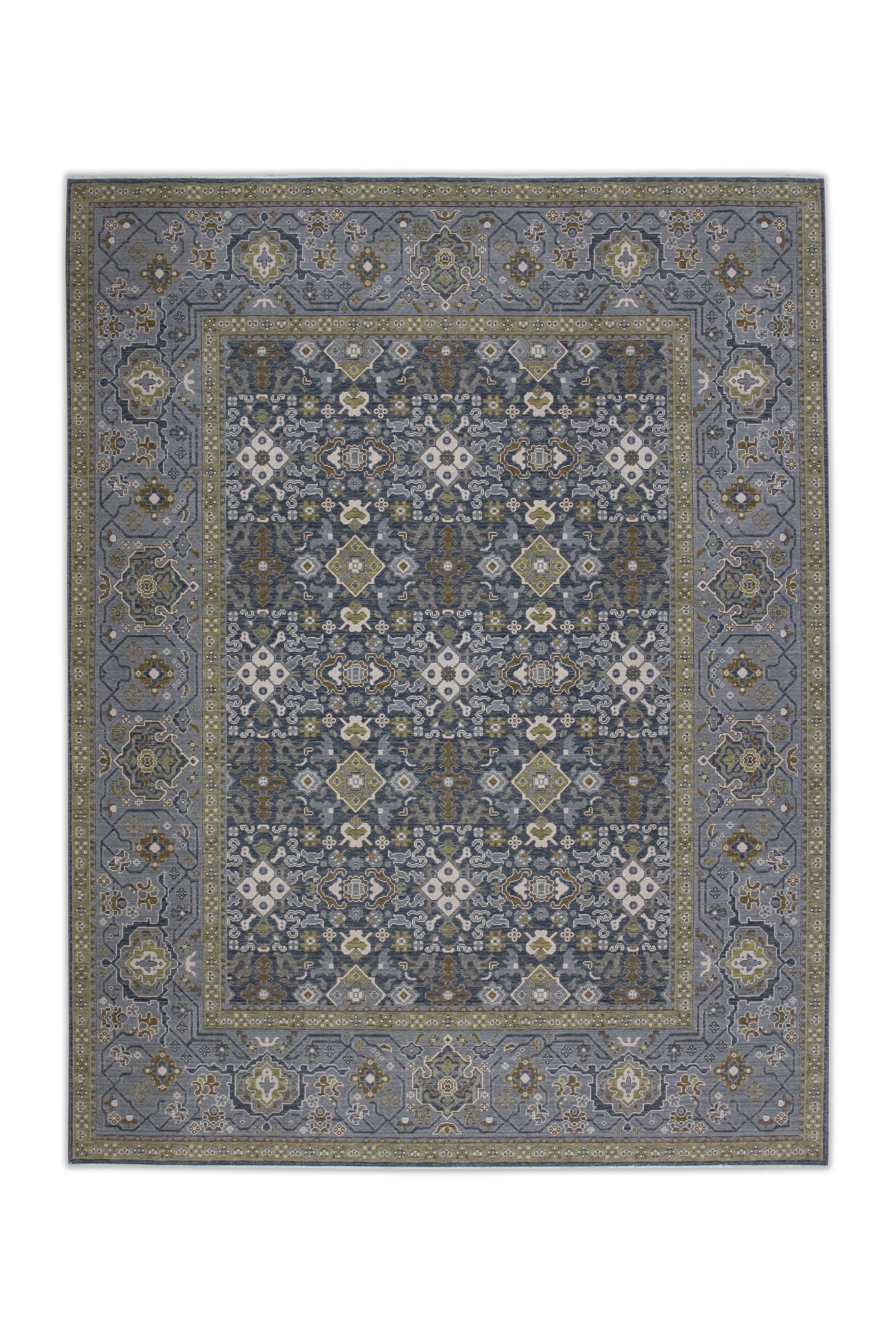 Turkish Oushak Rug 7'11" x 10'1" #08