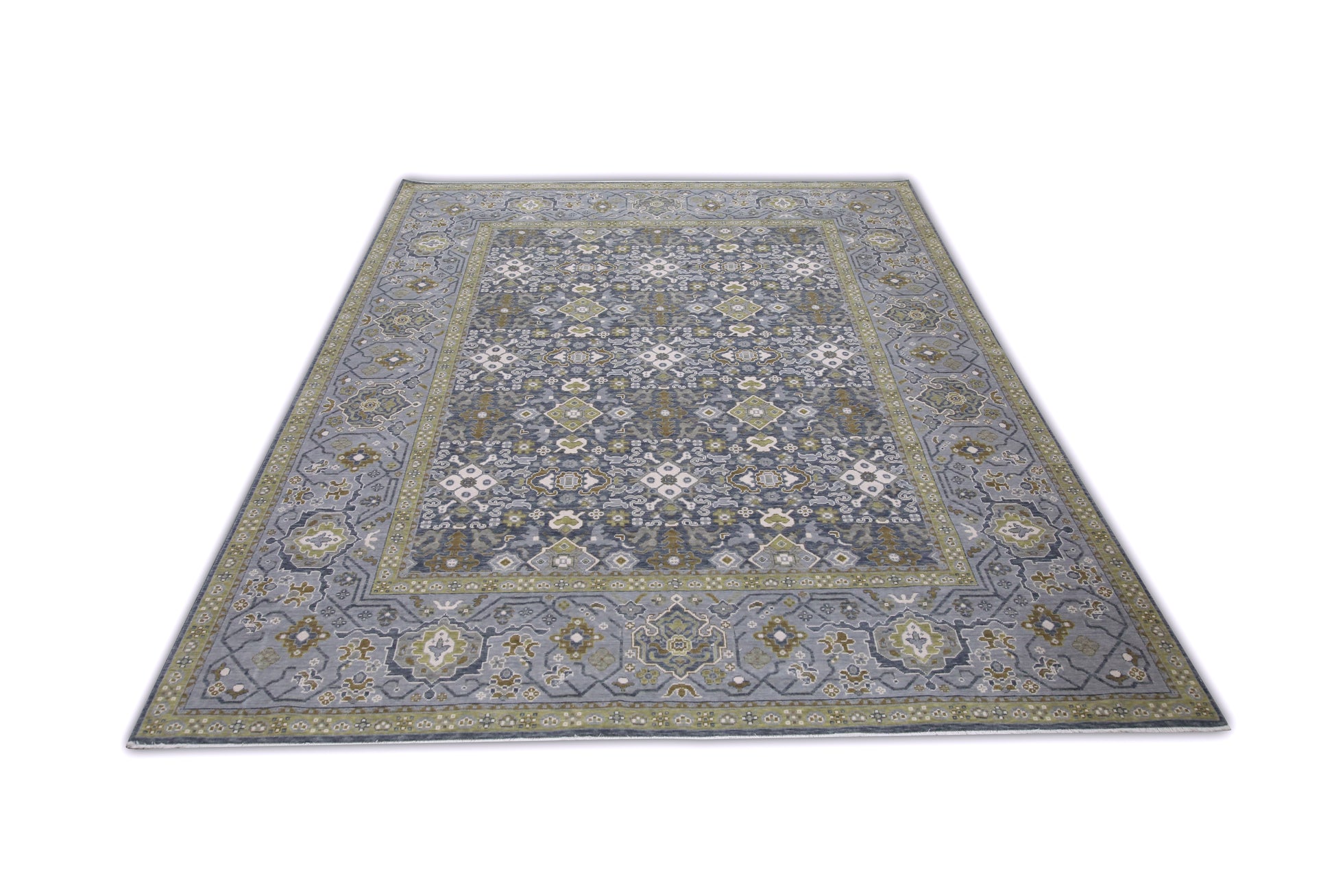 Turkish Oushak Rug 7'11" x 10'1" #08