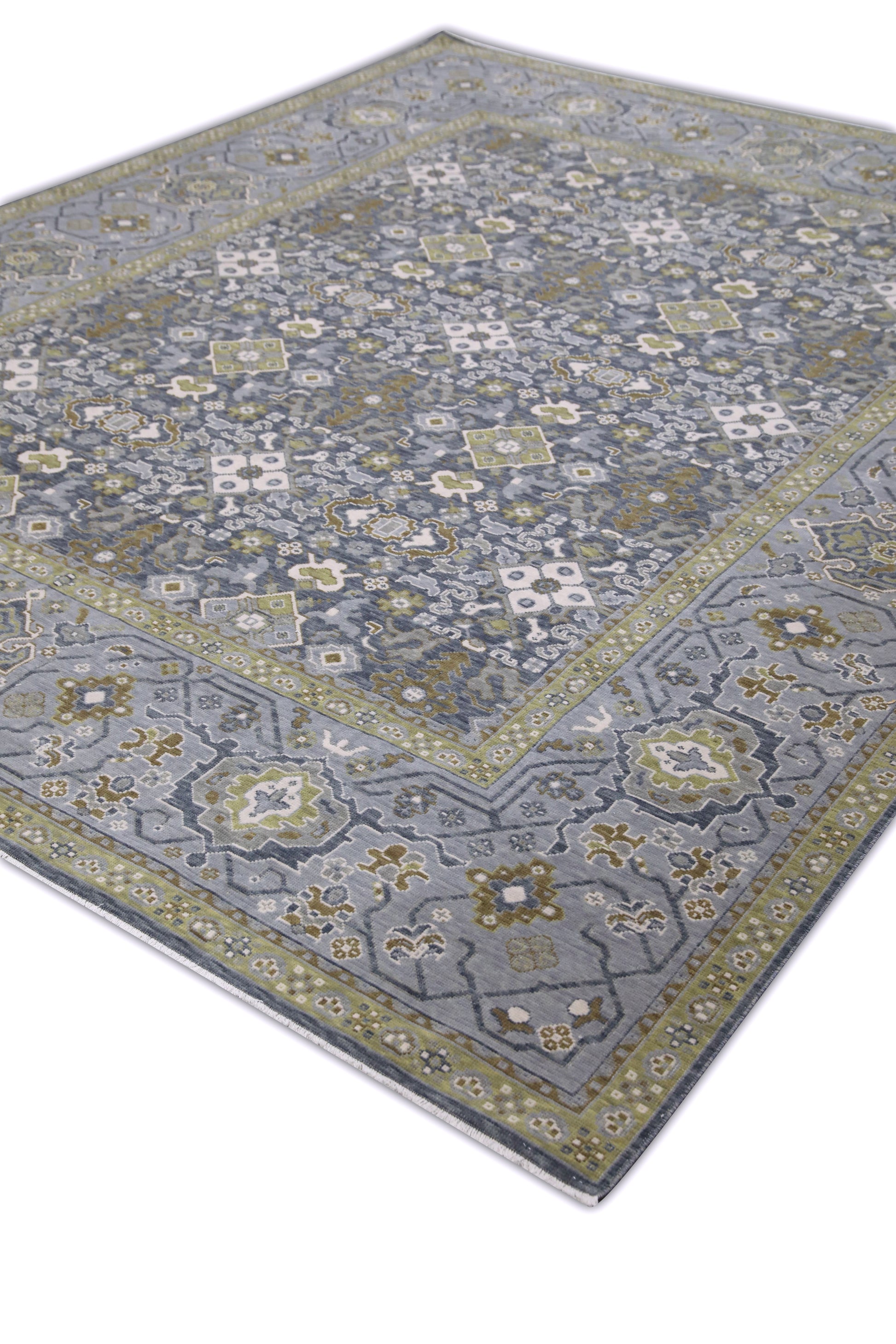 Turkish Oushak Rug 7'11" x 10'1" #08