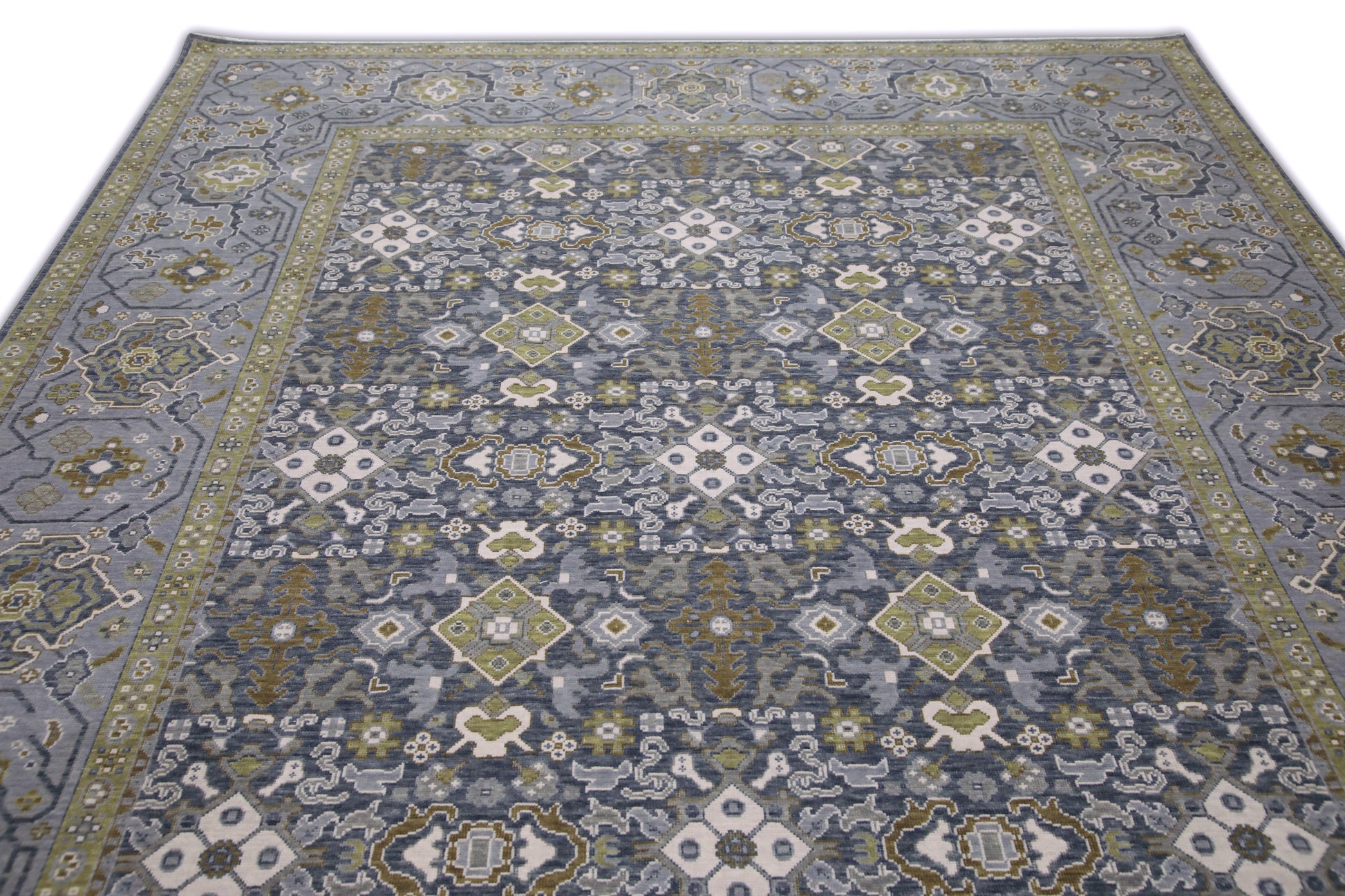 Turkish Oushak Rug 7'11" x 10'1" #08