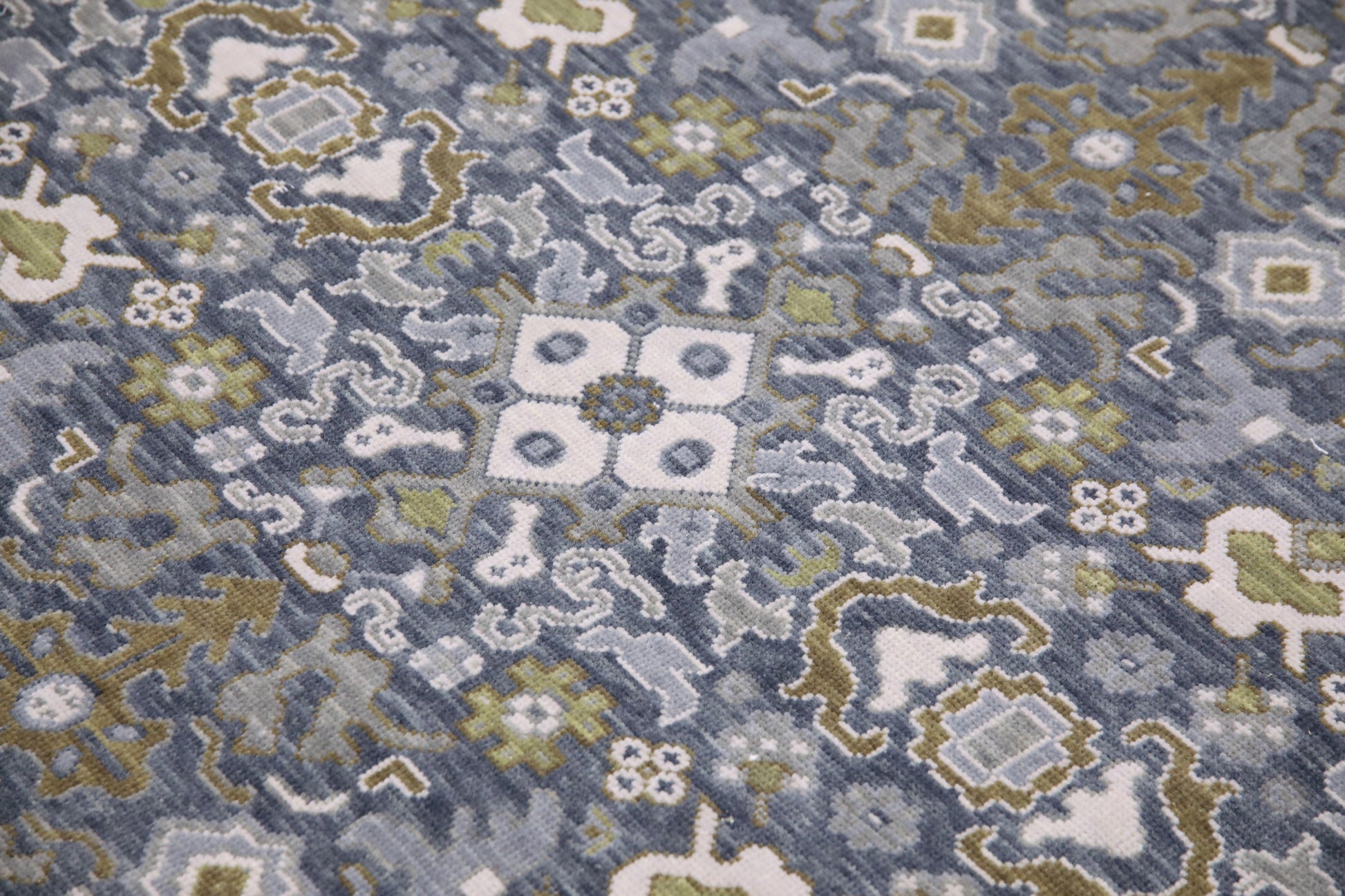 Turkish Oushak Rug 7'11" x 10'1" #08