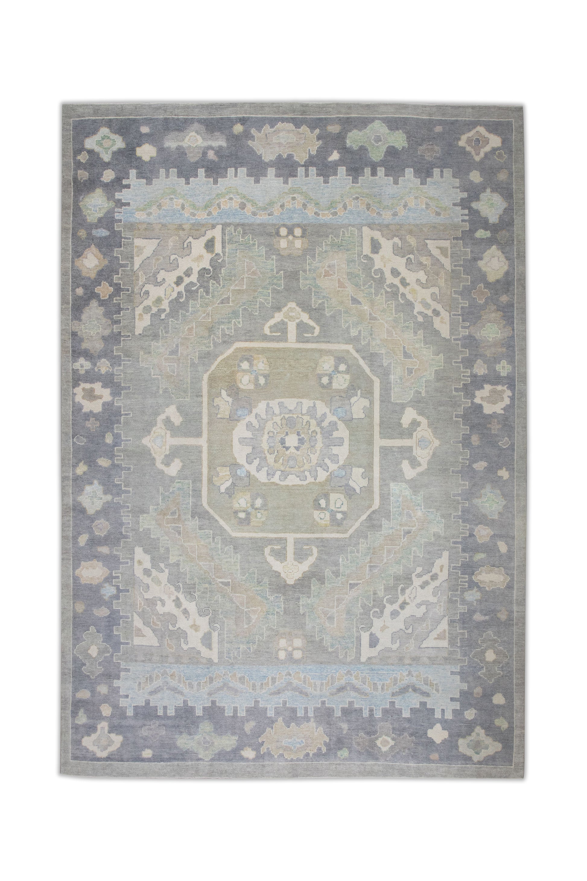 Turkish Oushak Rug 8'11" x 11'6" #11288