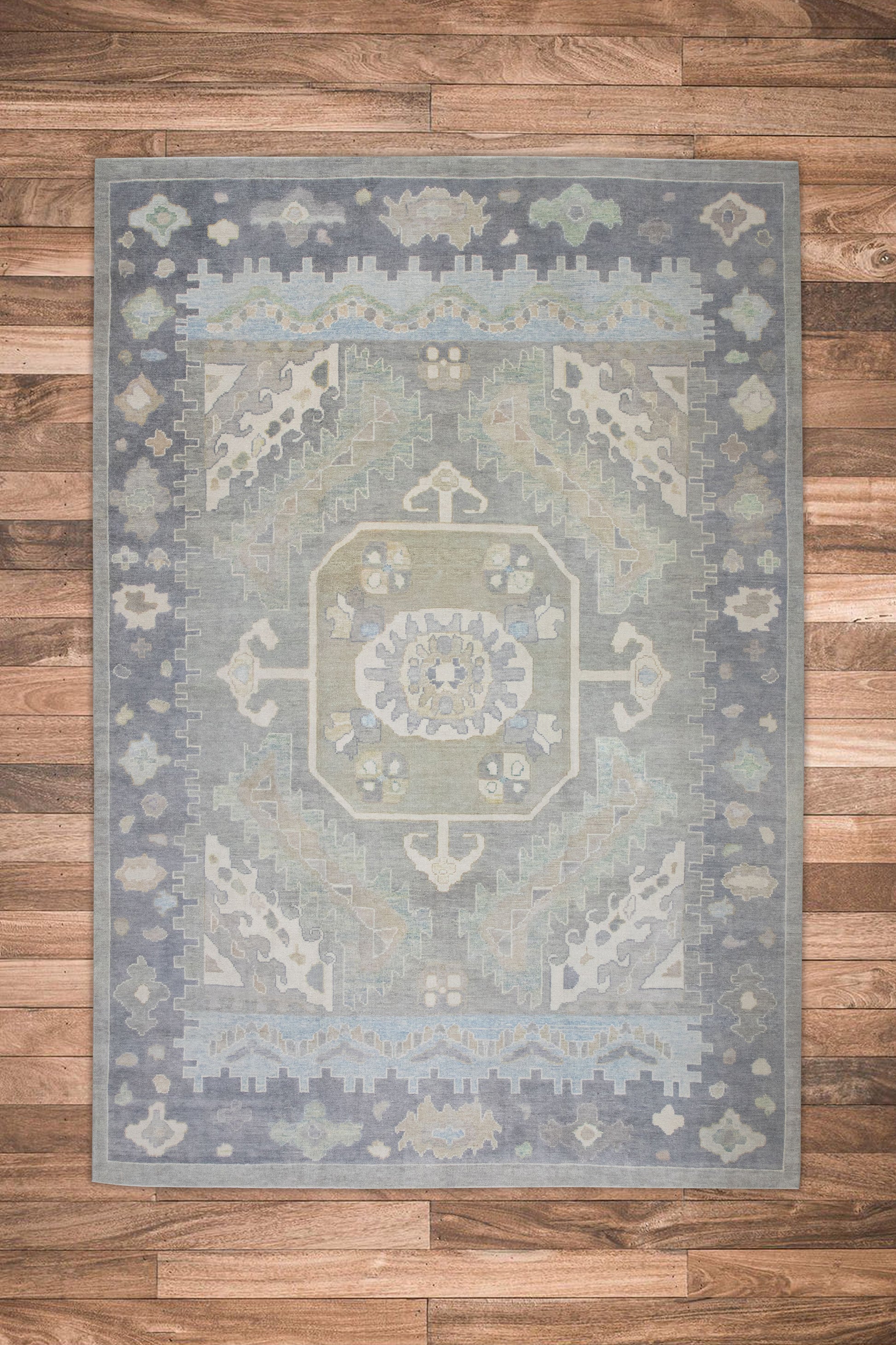 Turkish Oushak Rug 8'11" x 11'6" #11288