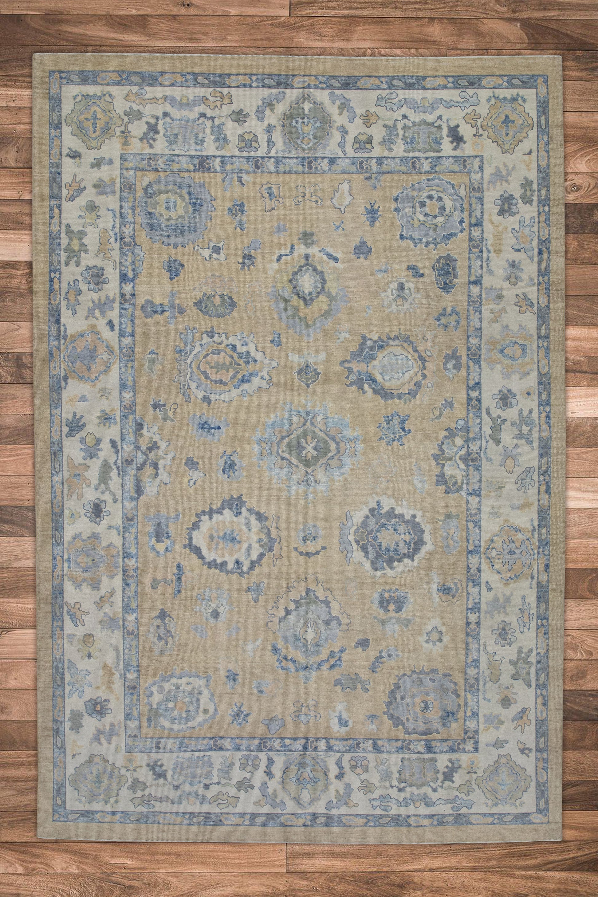 Turkish Oushak Rug 8'6" x 12'5" #7706