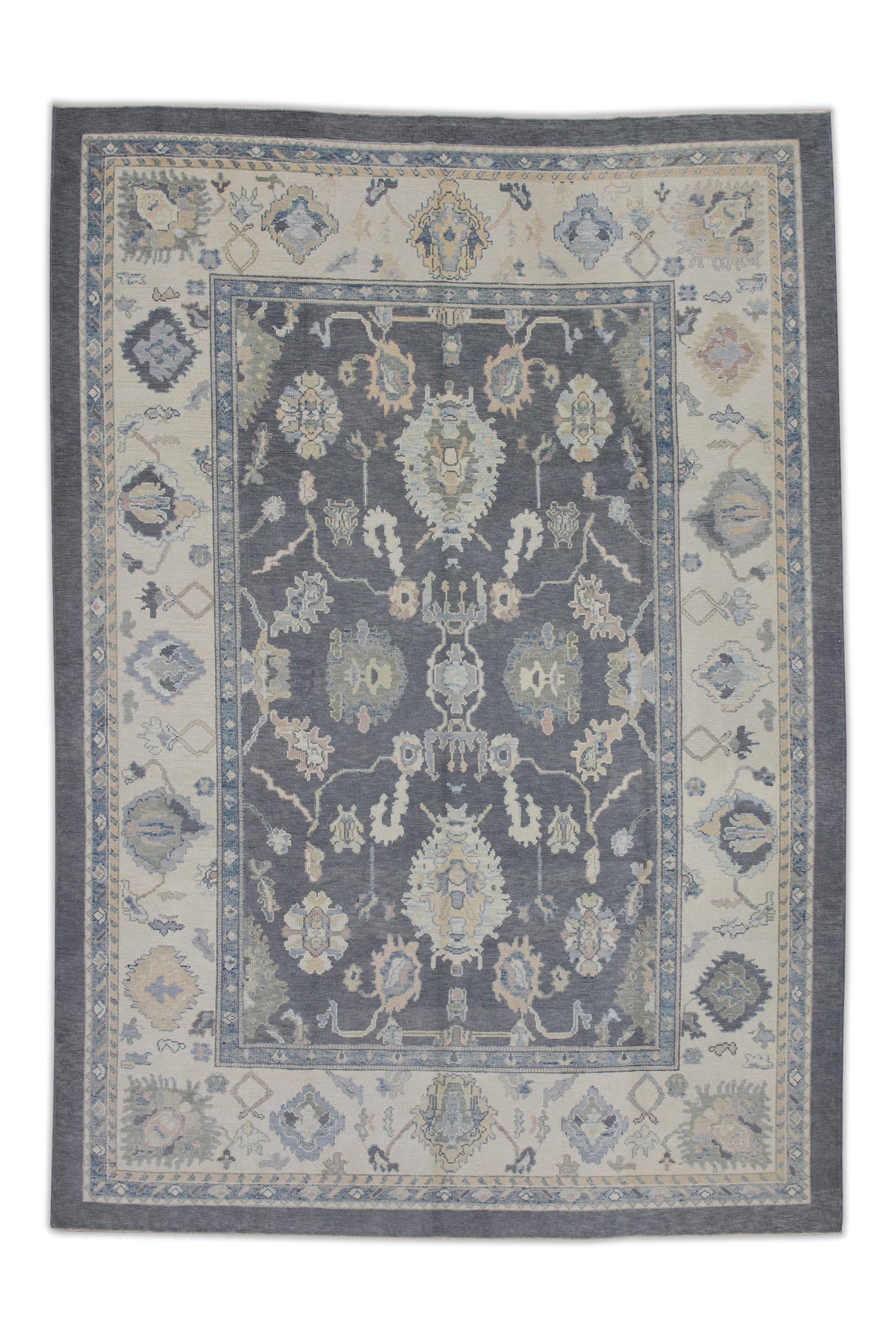 Turkish Oushak Rug 8'9" x 12'2" #7604