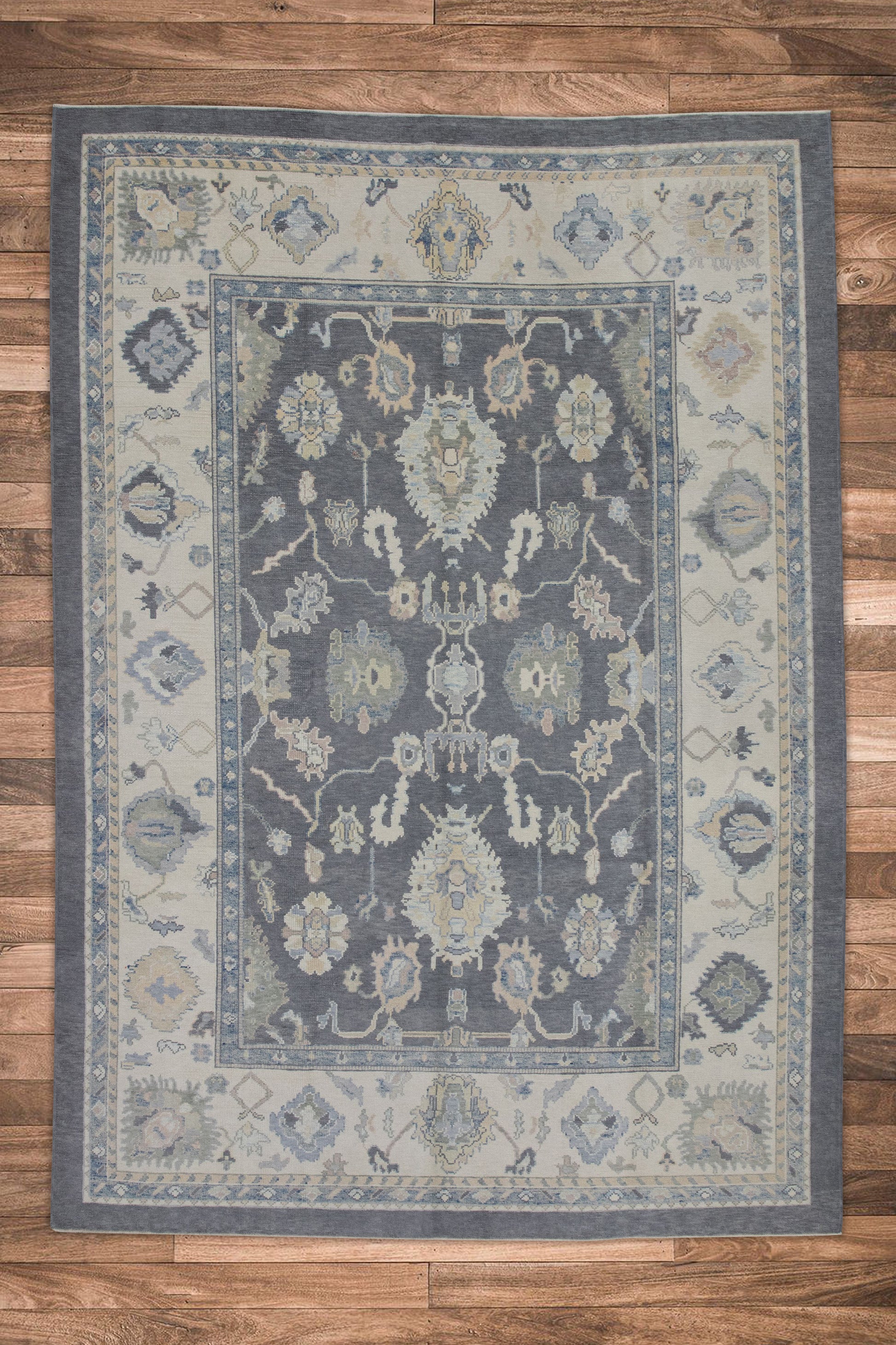 Turkish Oushak Rug 8'9" x 12'2" #7604