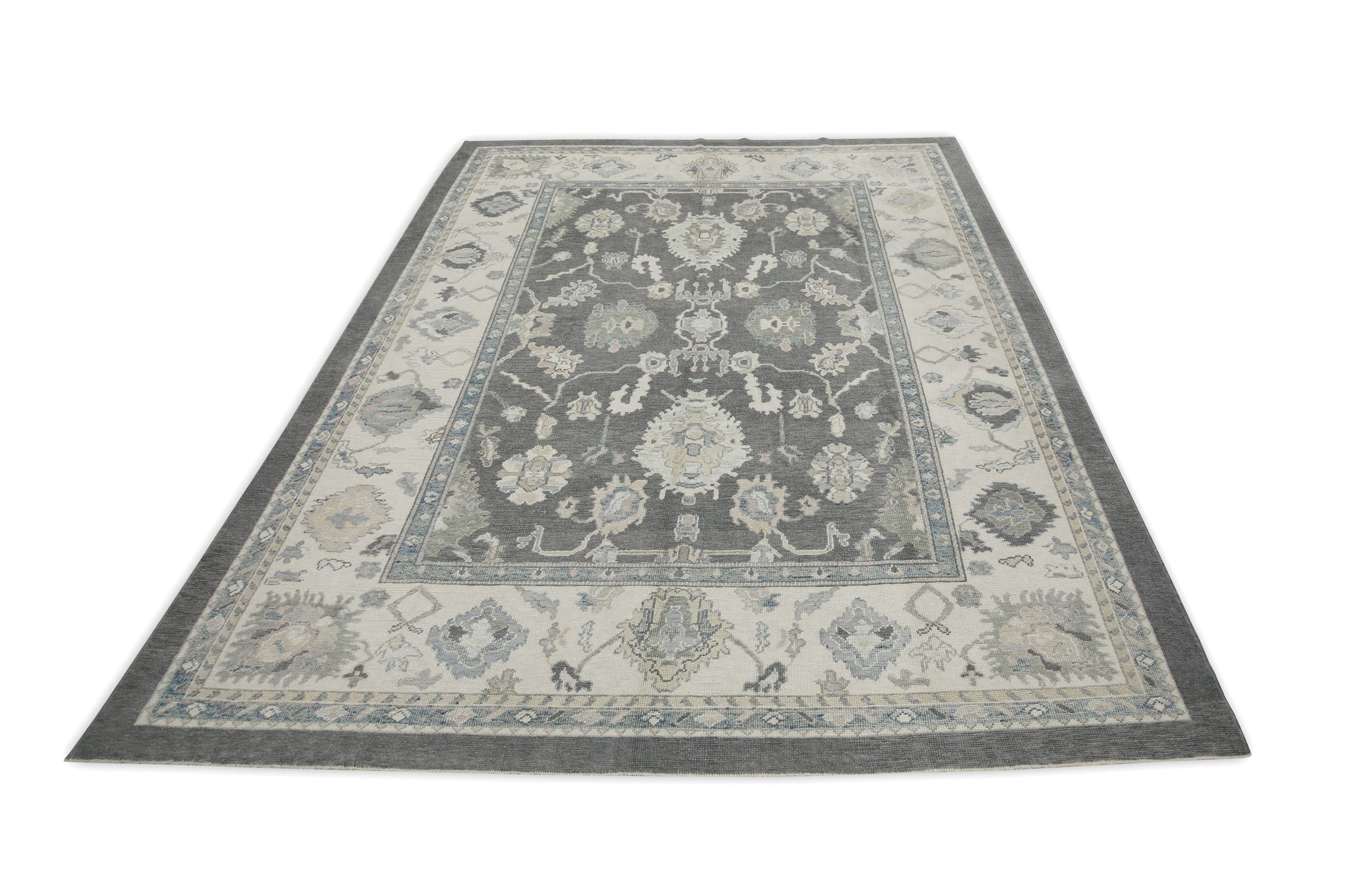 Turkish Oushak Rug 8'9" x 12'2" #7604