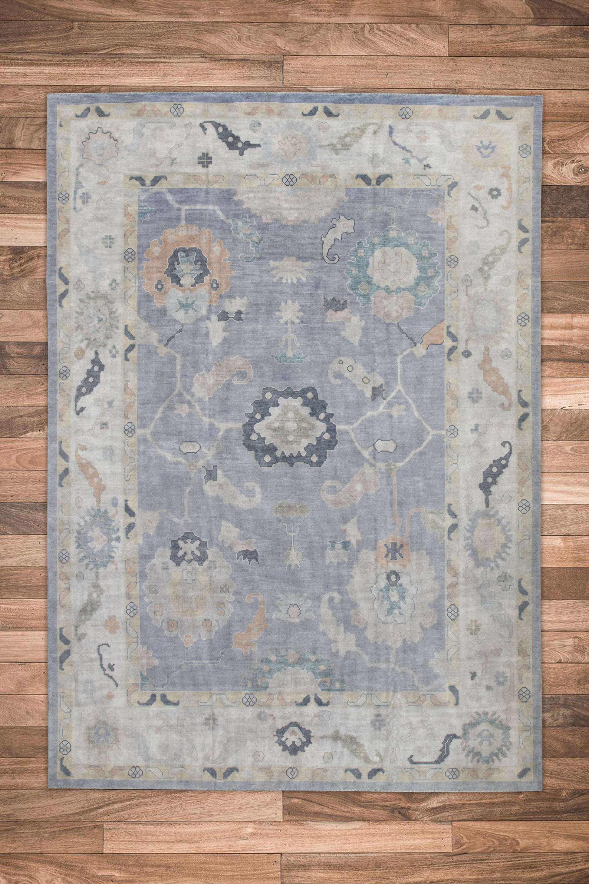 Turkish Oushak Rug 9'6" x 12'8" #8006