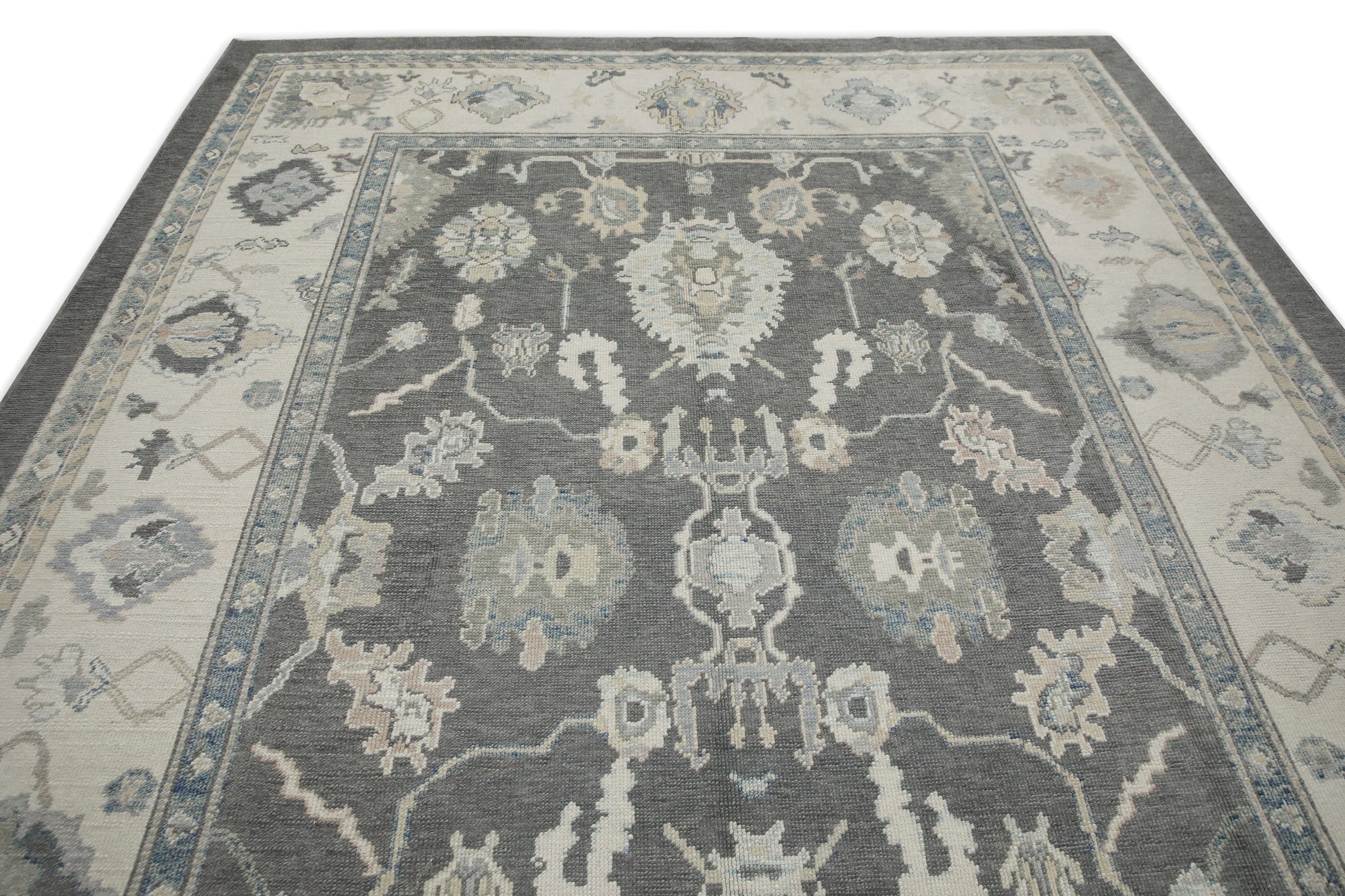 Turkish Oushak Rug 8'9" x 12'2" #7604