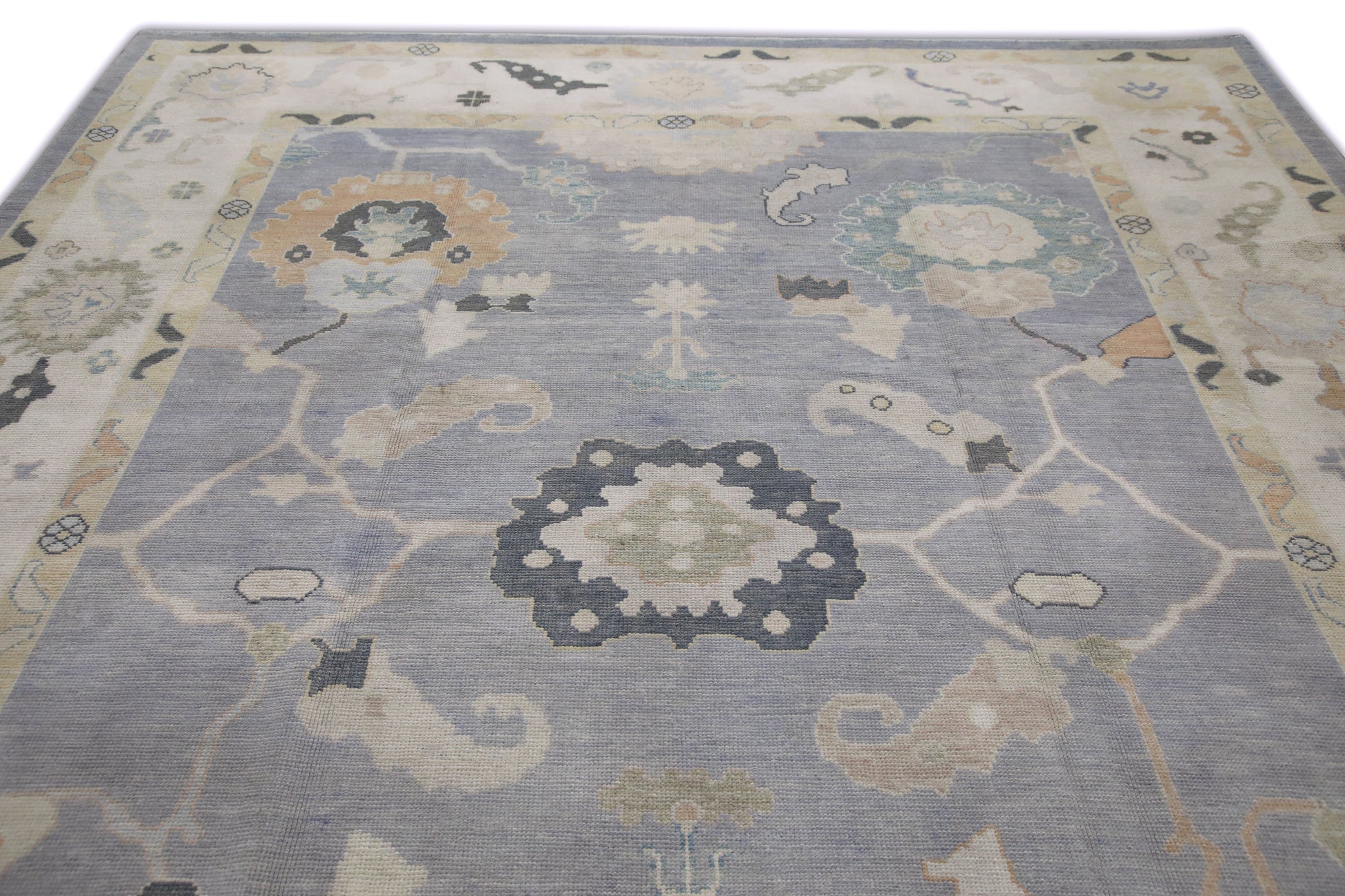 Turkish Oushak Rug 9'6" x 12'8" #8006