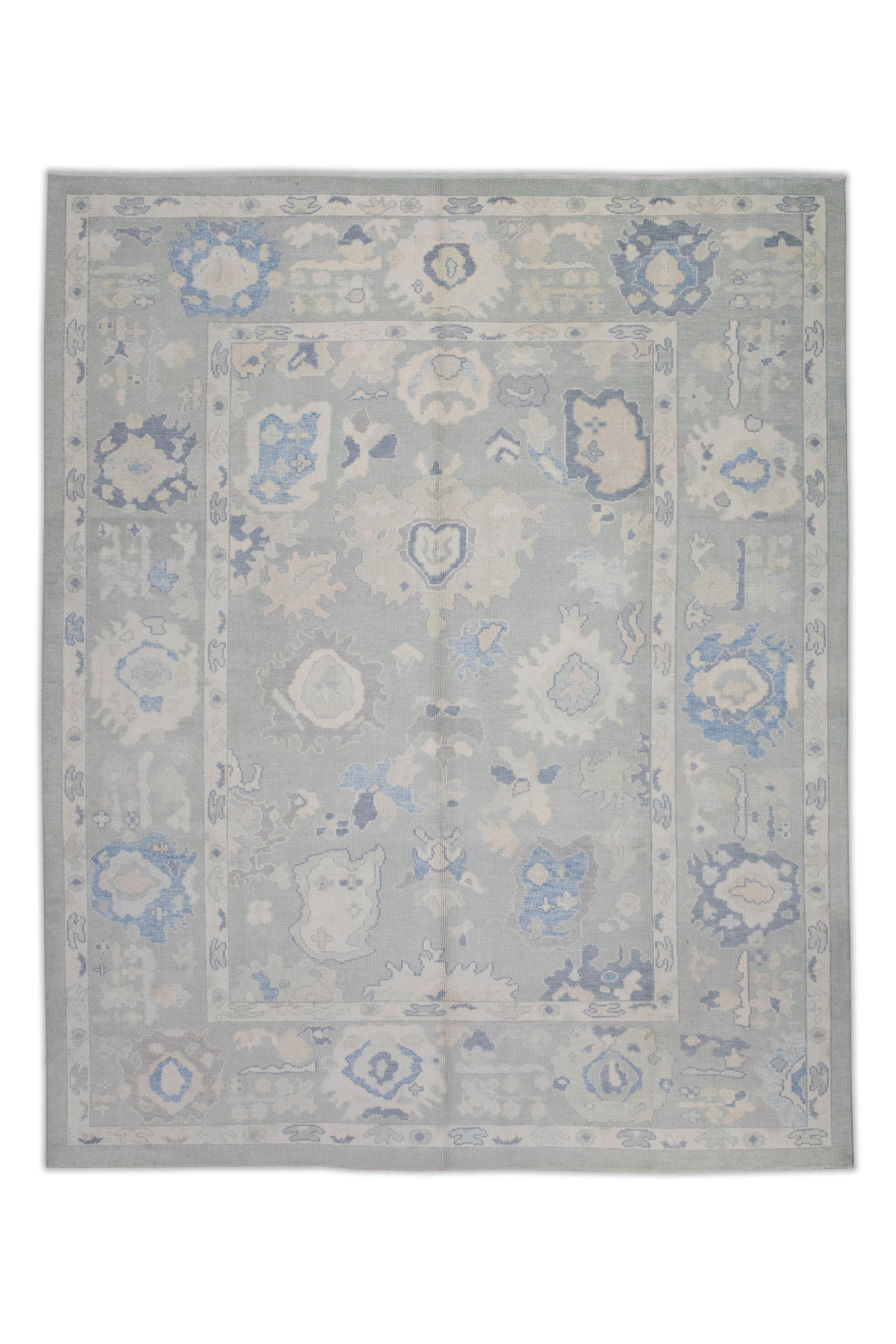 Turkish Oushak Rug 9'7" x 12' #7636