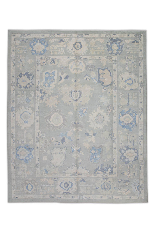 #7636 Turkish Oushak 9'7" x 12'