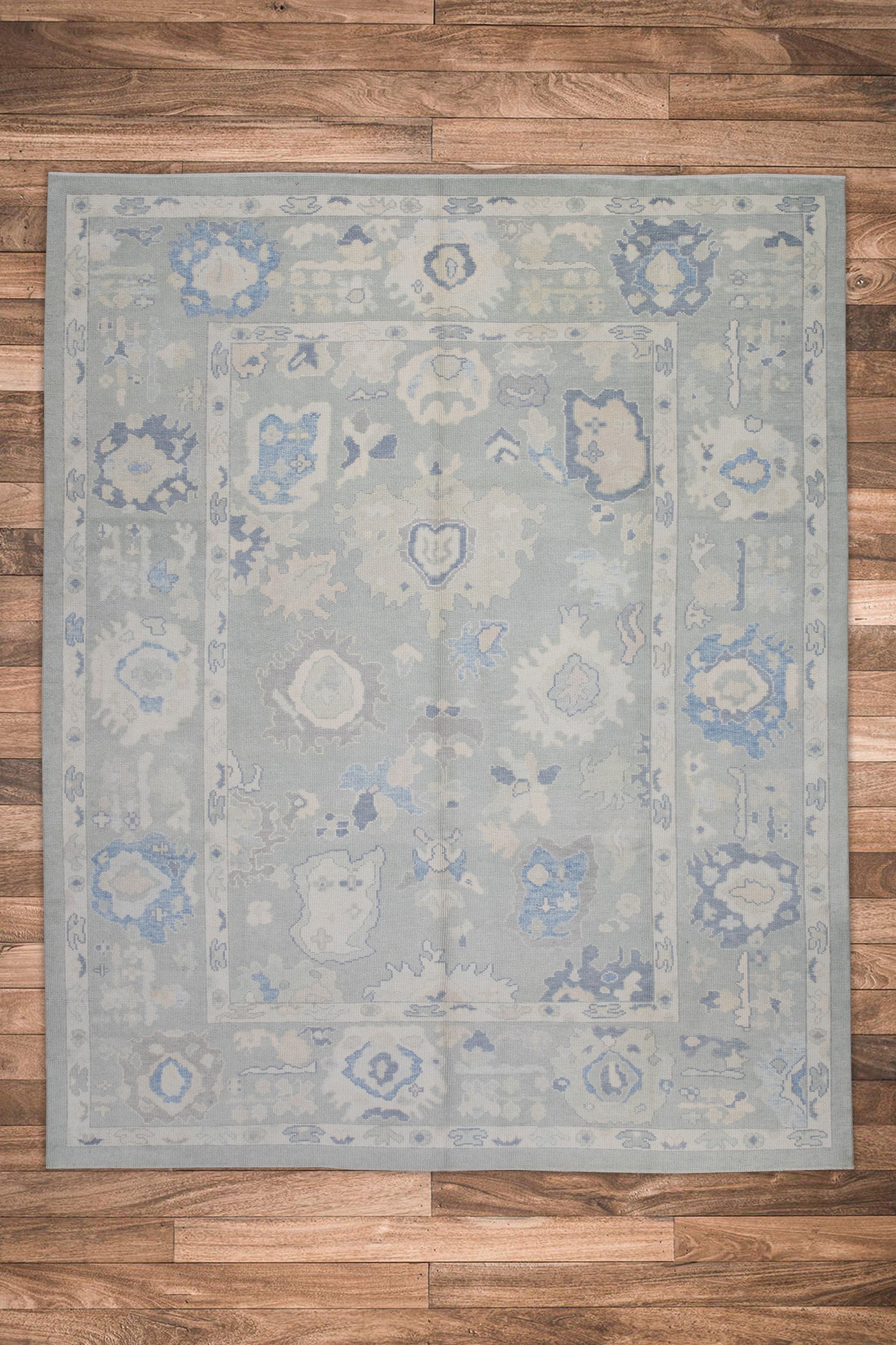 Turkish Oushak Rug 9'7" x 12' #7636