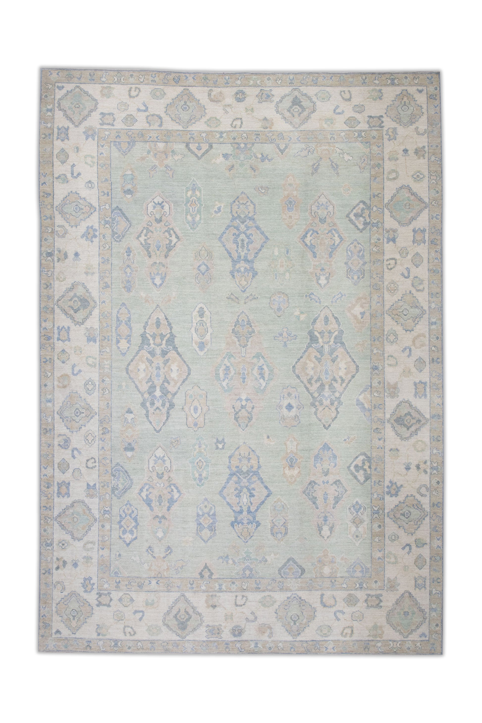 Turkish Oushak Rug 8'7" x 11'10" #11316