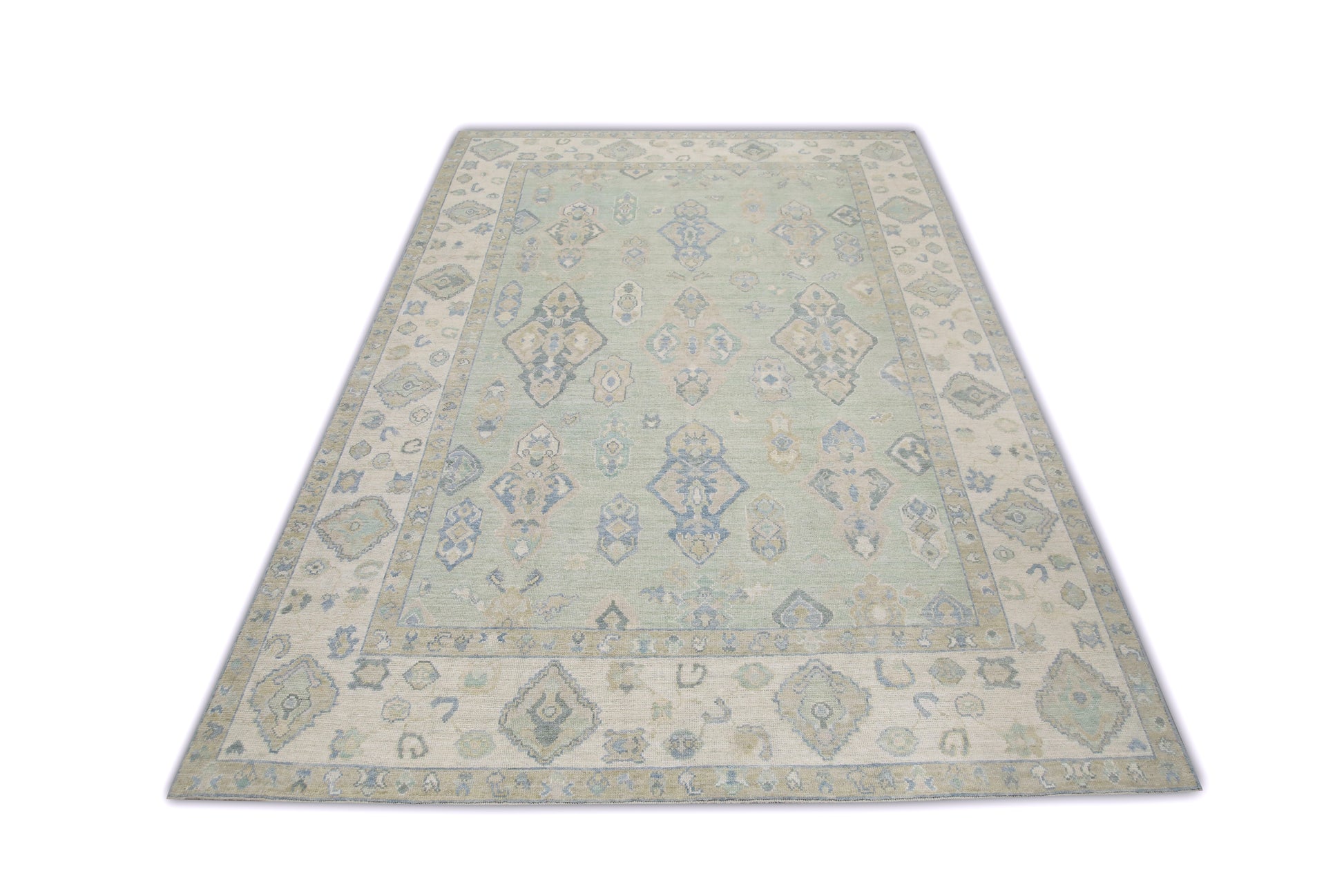 Turkish Oushak Rug 8'7" x 11'10" #11316