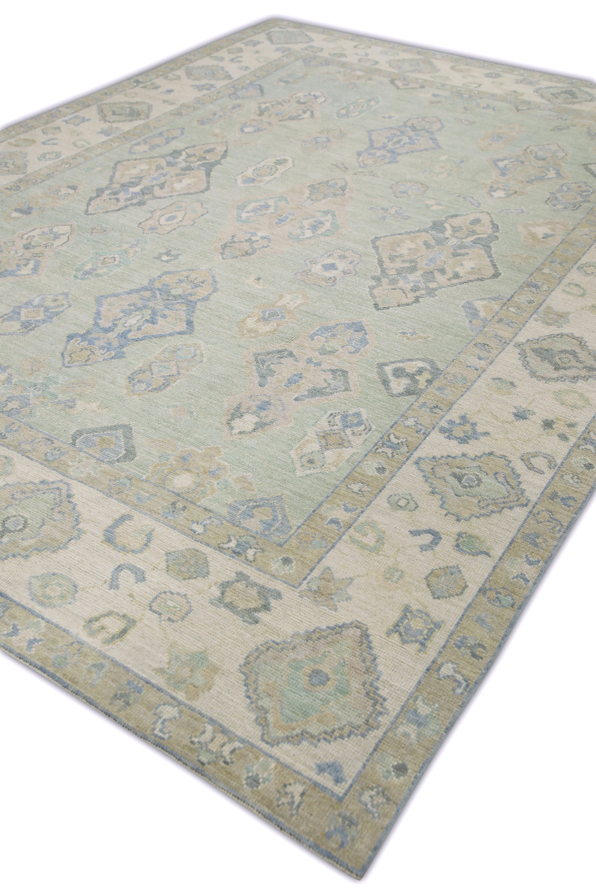Turkish Oushak Rug 8'7" x 11'10" #11316